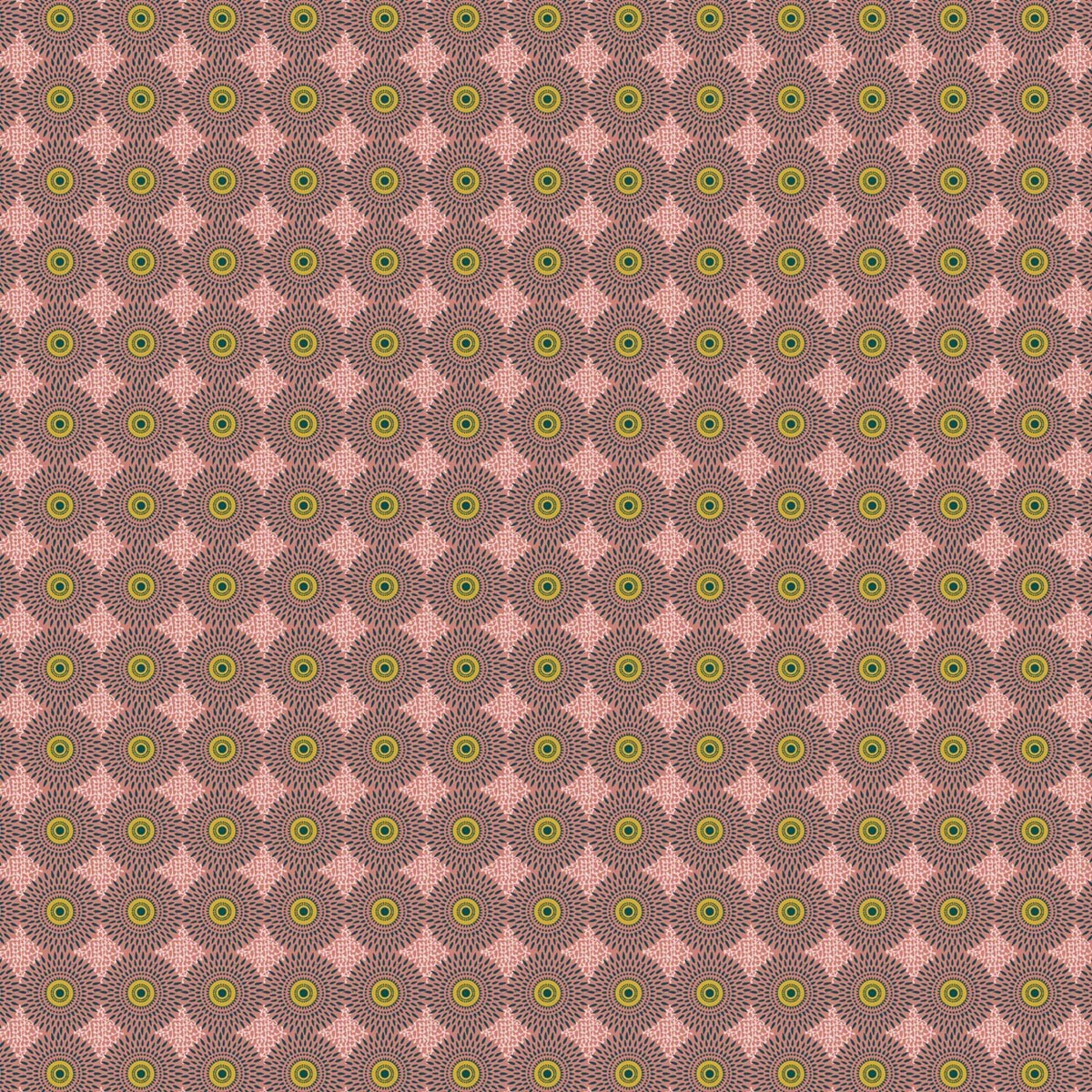 Toile de transat prête à poser imprimé fleuri rose