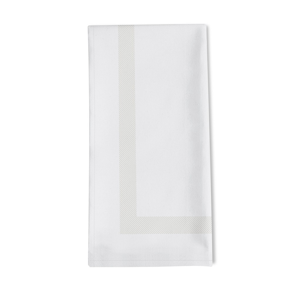 Serviette de table blanc 45x45