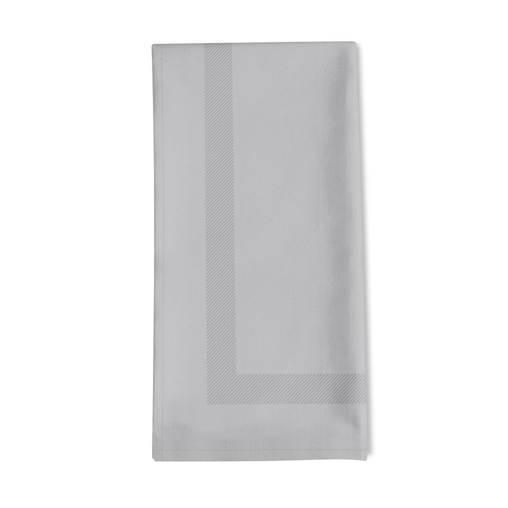 serviette de table coton gris 45x45 cm