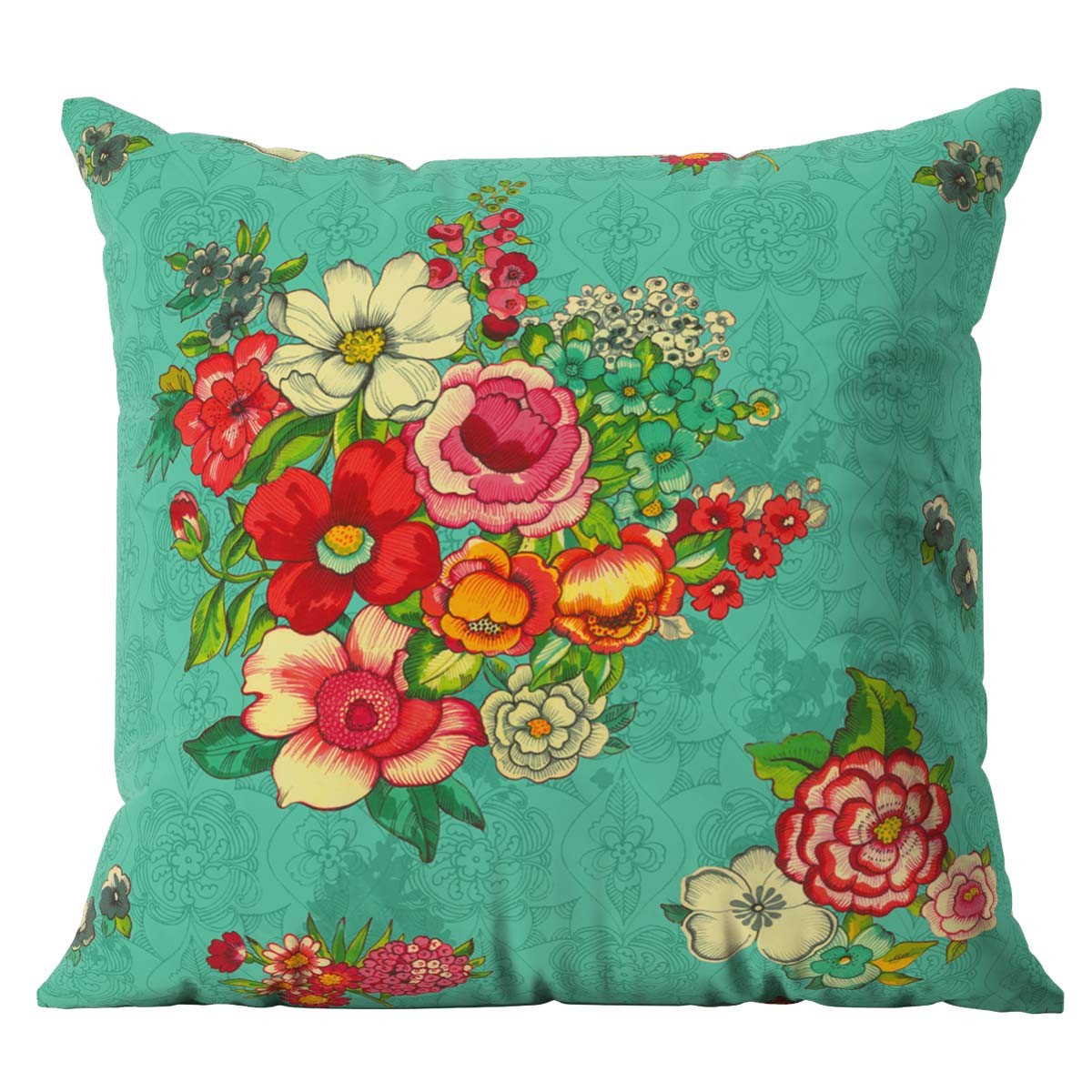 Housse de coussin extérieur HANAMI turquoise 45x45 Housse de coussin extérieur HANAMI turquoise 45x45