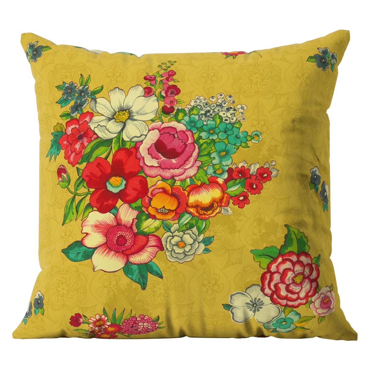 Housse de coussin extérieur HANAMI jaune 60x60 Housse de coussin extérieur HANAMI jaune 60x60