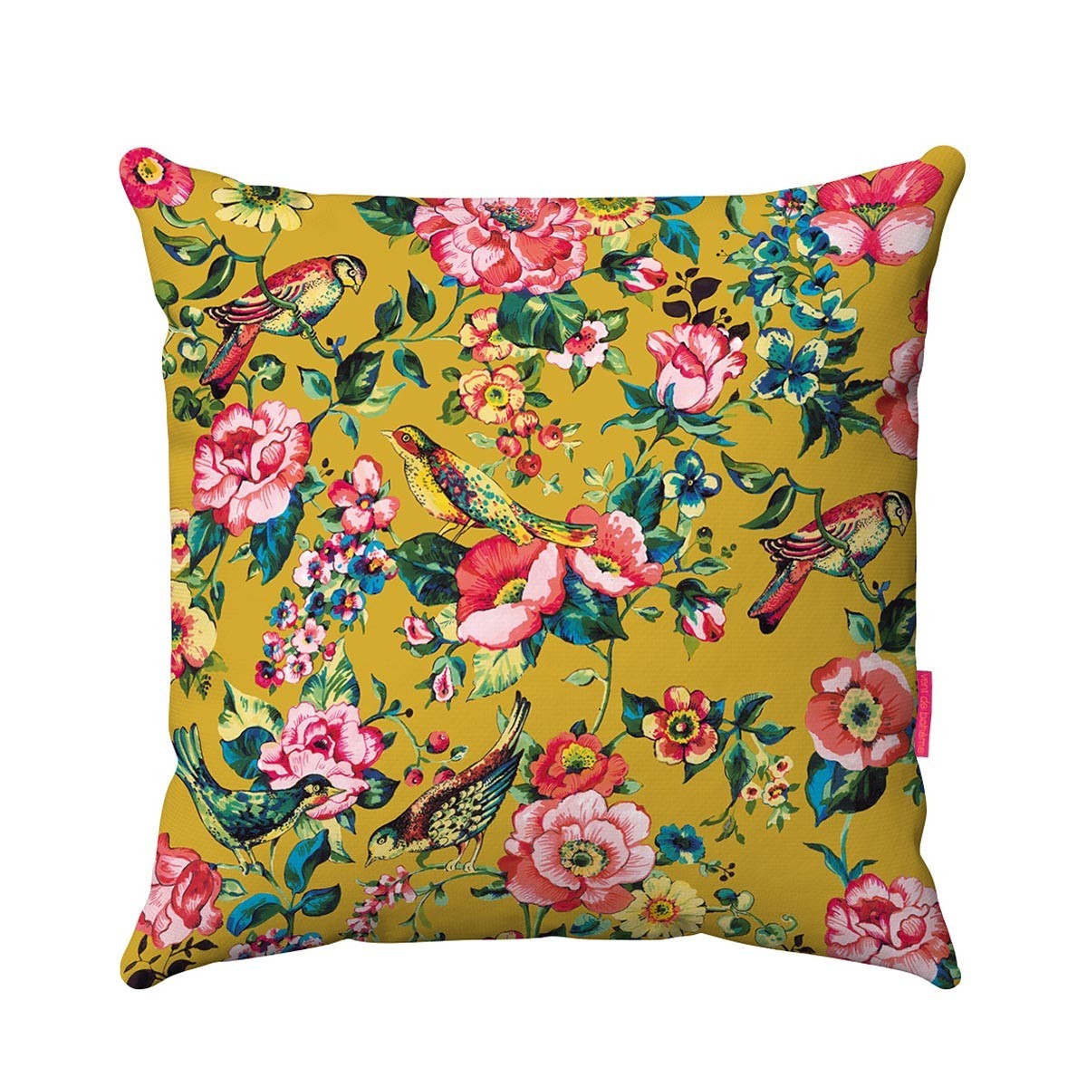 Housse de coussin extérieur Haiku jaune 45x45 Housse de coussin extérieur Haiku jaune 45x45