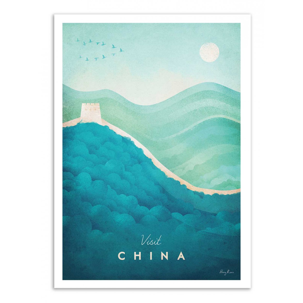 VISIT CHINA - Affiche d'art 50 x 70 cm (photo) VISIT CHINA - Affiche d'art 50 x 70 cm
