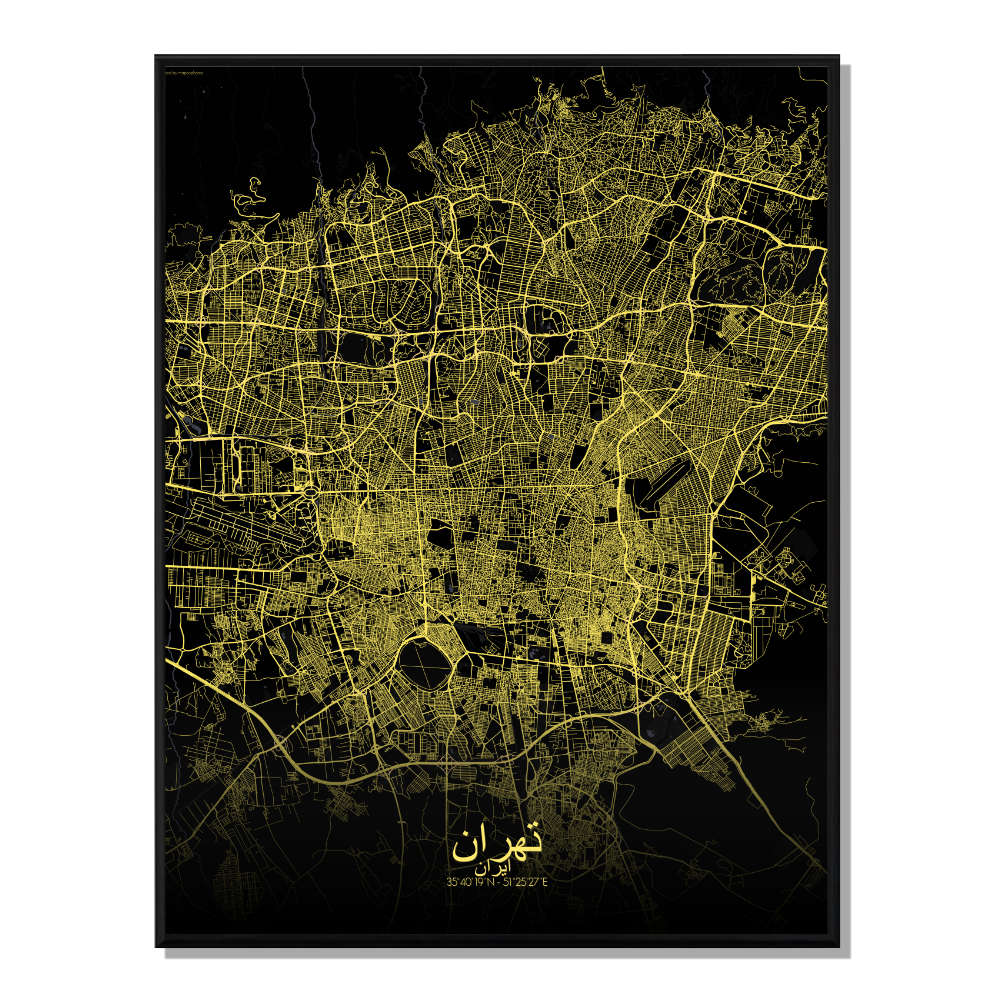 SOFIA - Carte City Map Rond 40x50cm SOFIA - Carte City Map Rond 40x50cm