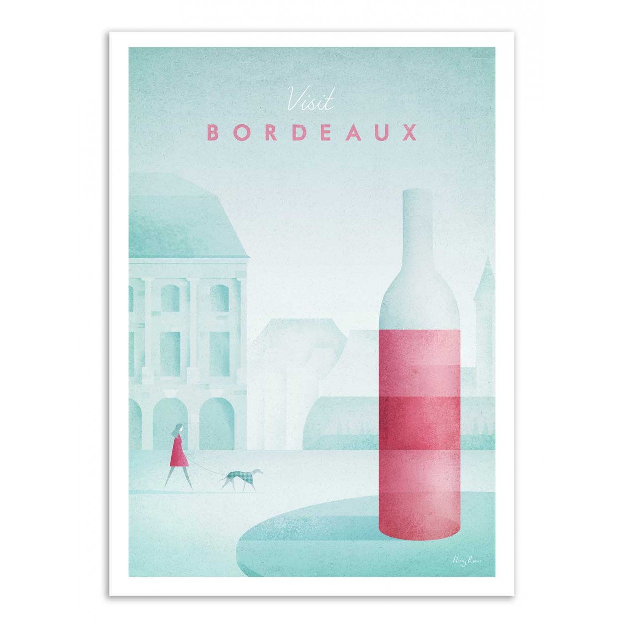 VISIT BORDEAUX - Affiche d'art 50 x 70 cm (photo) VISIT BORDEAUX - Affiche d'art 50 x 70 cm
