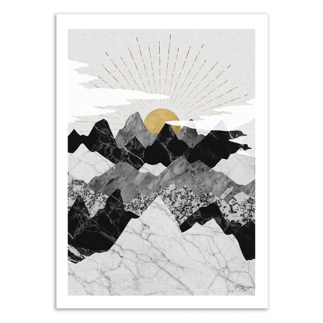 SUN RISE - Affiche d'art 50 x 70 cm SUN RISE - Affiche d'art 50 x 70 cm