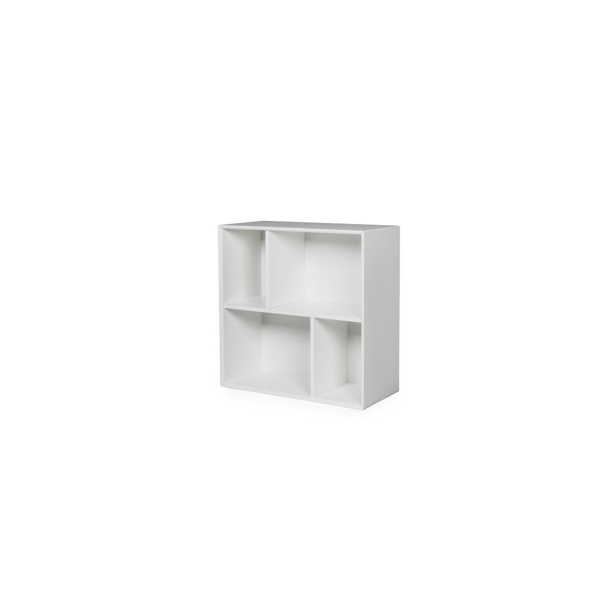 Petite étagère carrée style moderne blanc