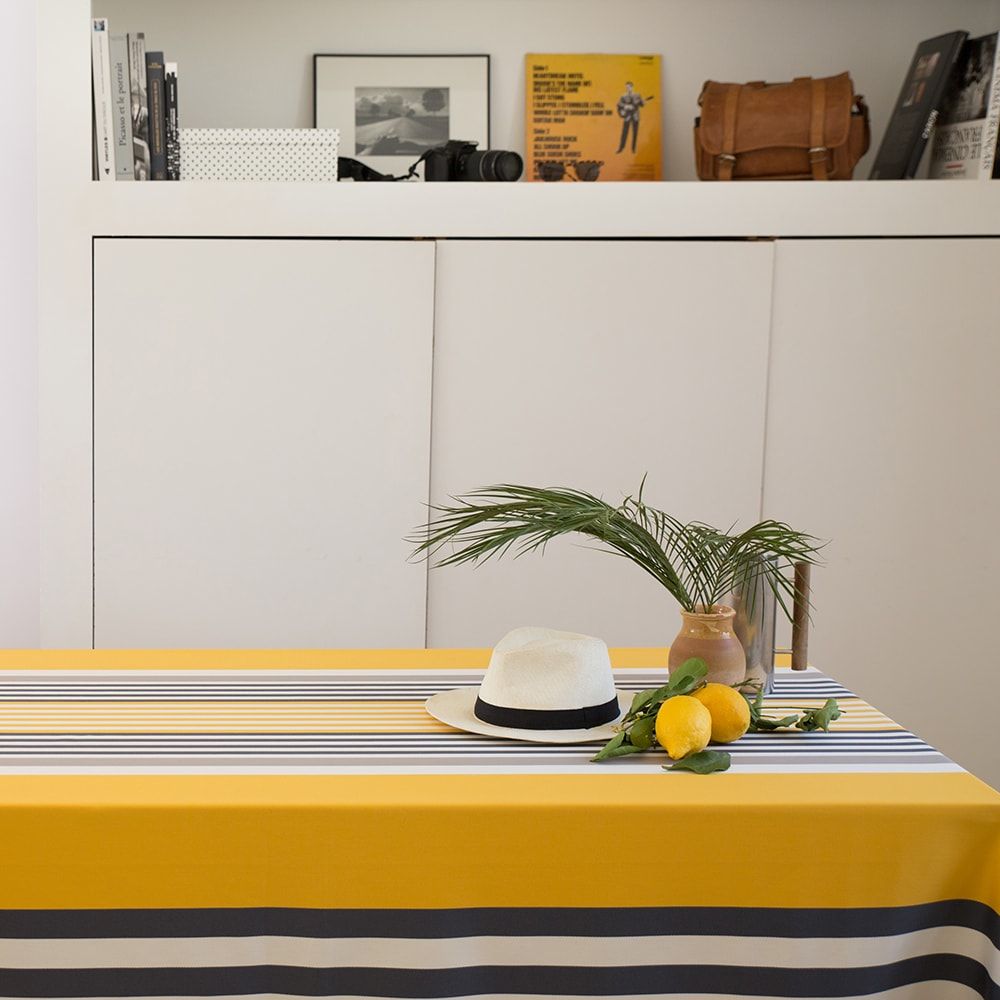 Nappe jaune 180x300 Nappe jaune 180x300