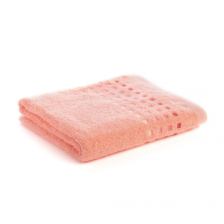 Drap de douche en coton corail 70X140 cm Drap de douche en coton corail 70X140 cm