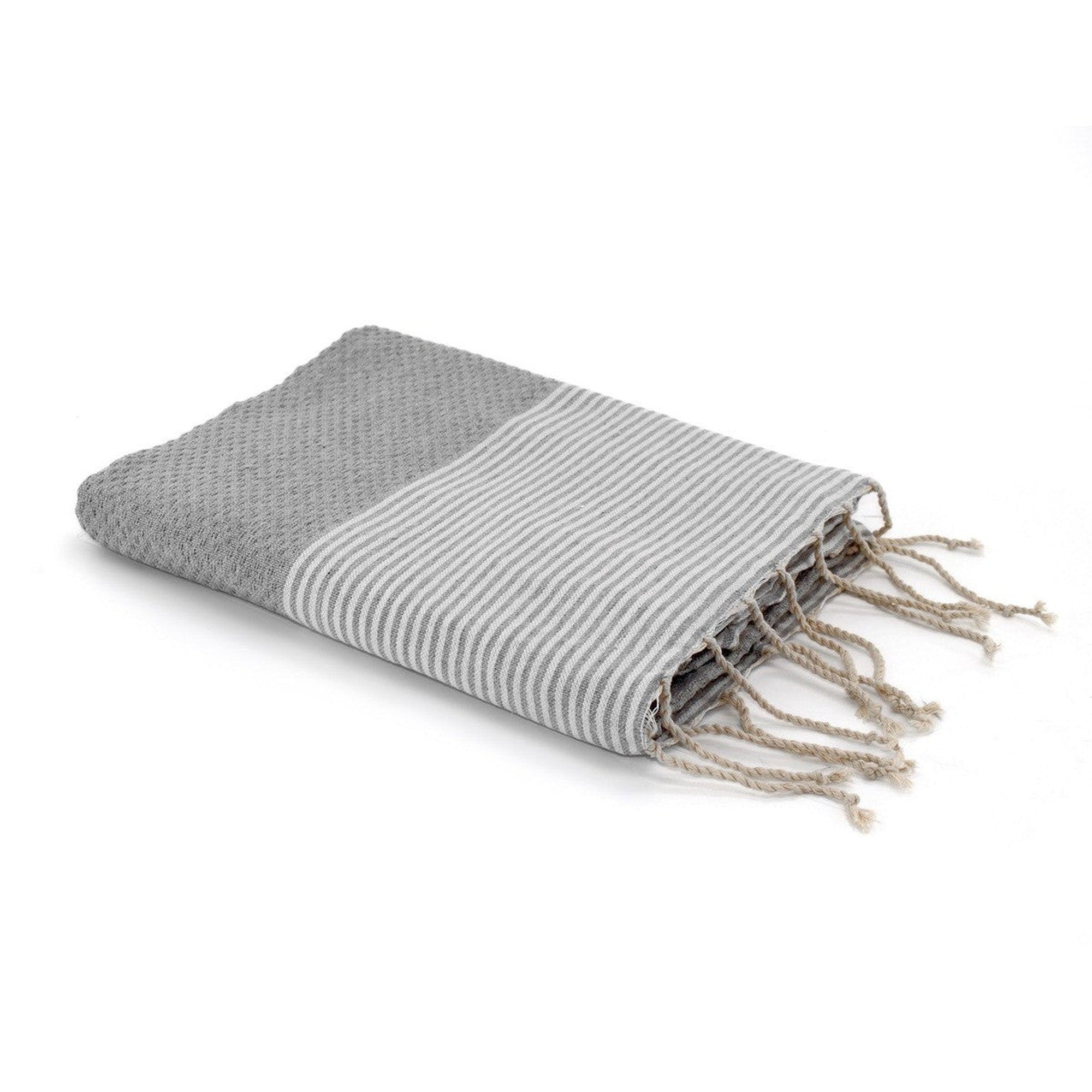 Fouta en coton 100x200 Gris perle Fouta en coton 100x200 Gris perle