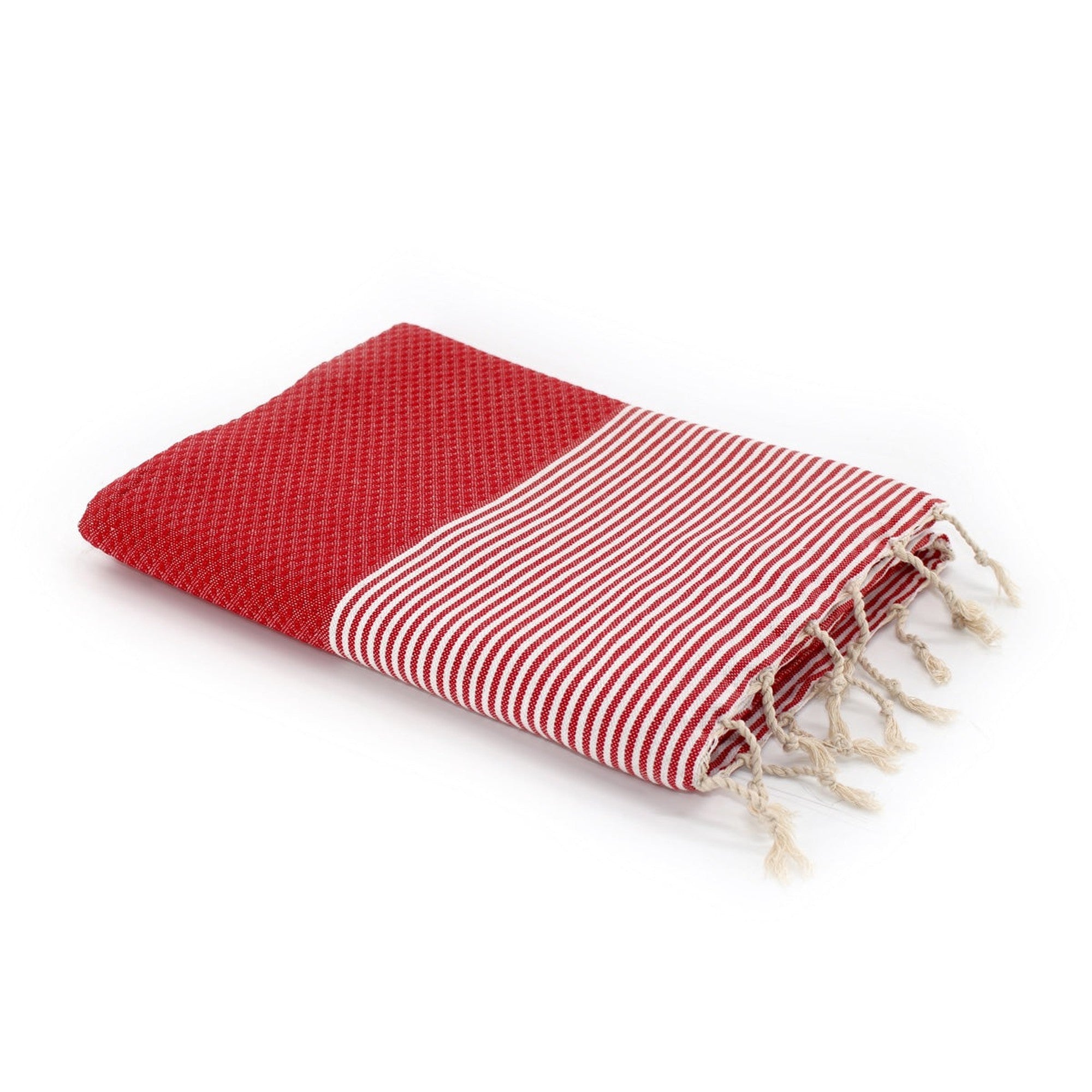 Fouta en coton 100x200 Rouge Fouta en coton 100x200 Rouge