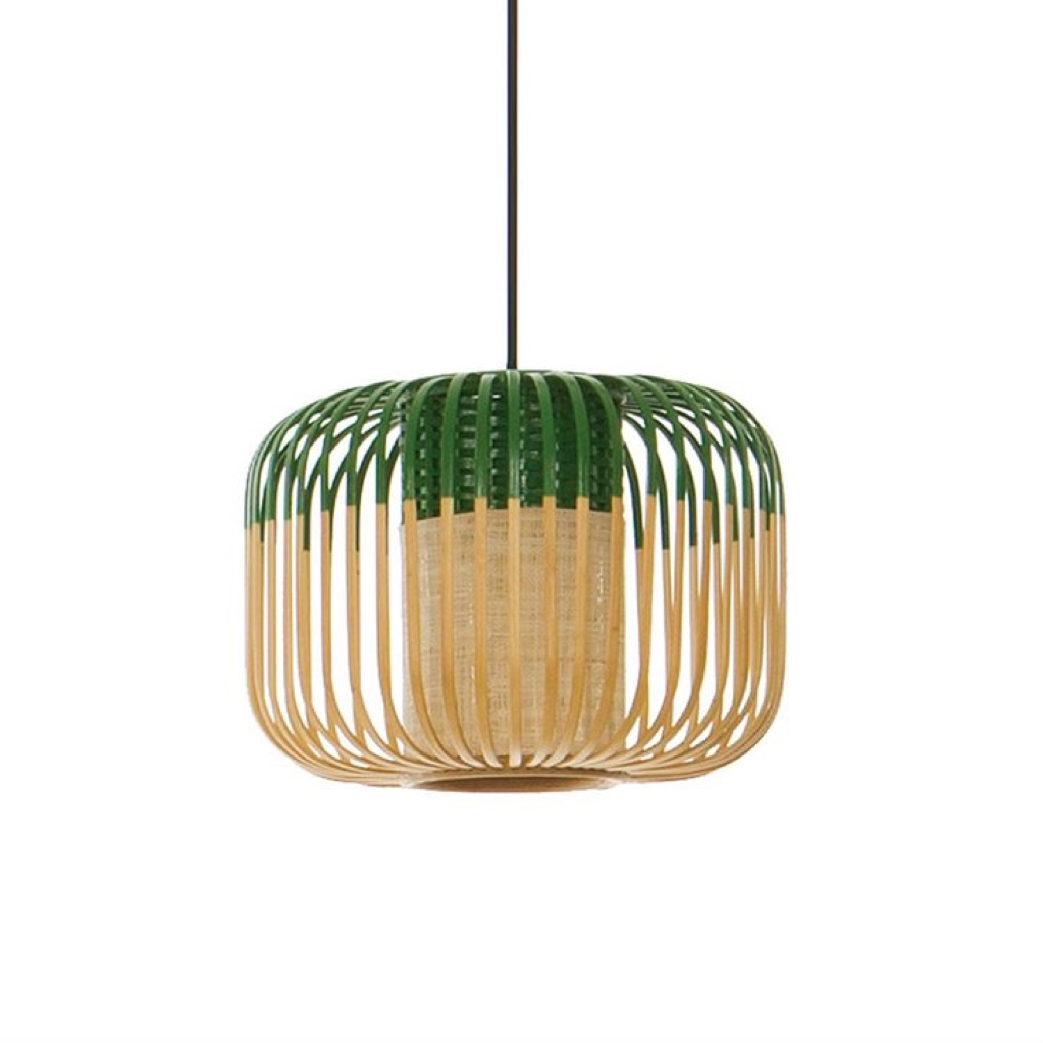 Suspension bambou vert D27cm H20cm Suspension bambou vert D27cm H20cm