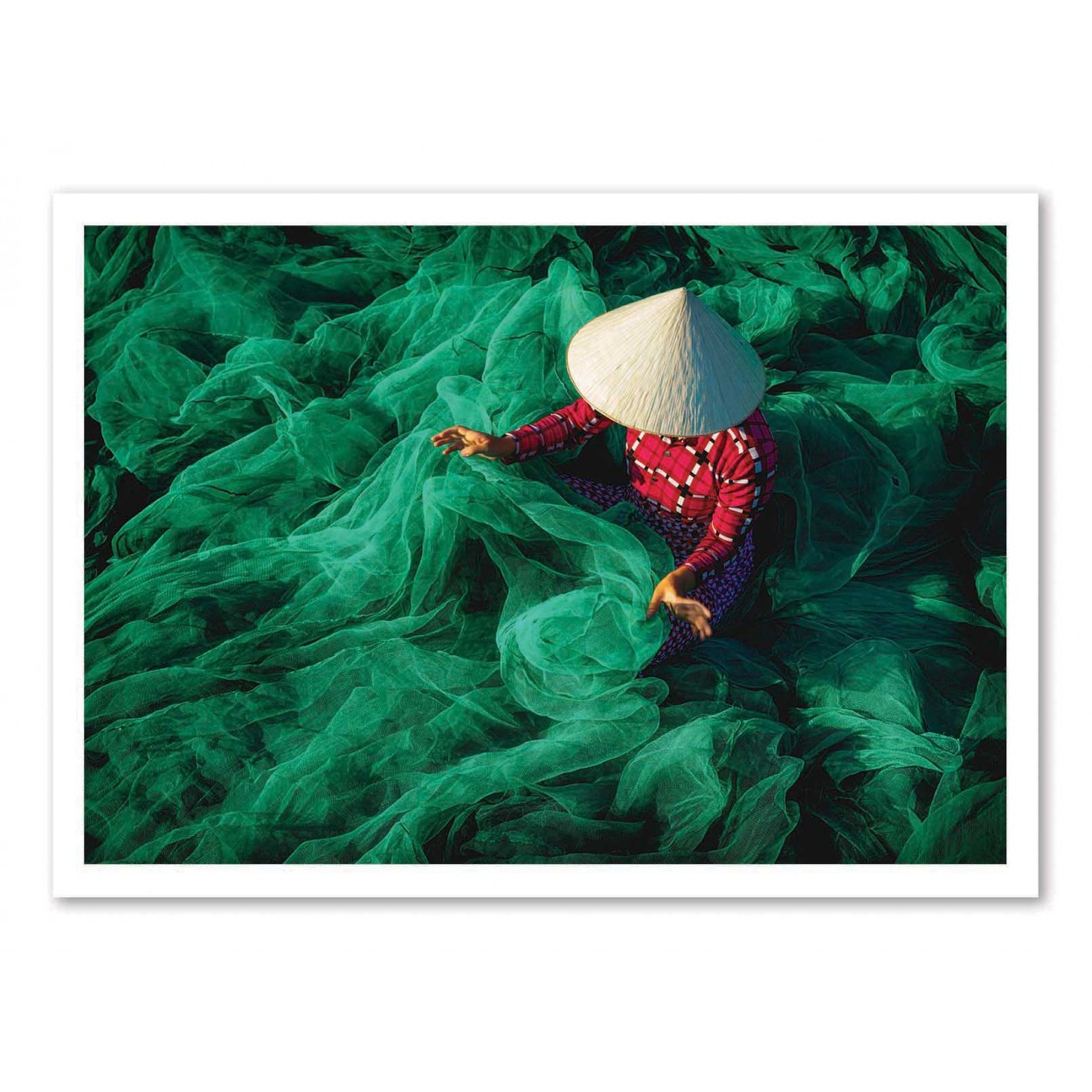 THE FISHING NET - Affiche d'art 50 x 70 cm - Patrick Foto THE FISHING NET - Affiche d'art 50 x 70 cm - Patrick Foto