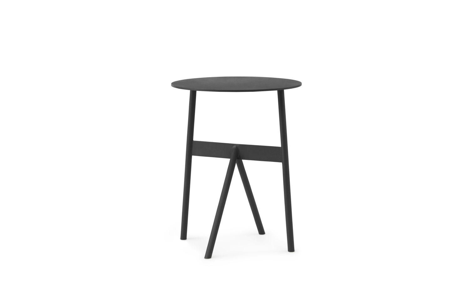Table d’appoint acier noir 37,5×37
