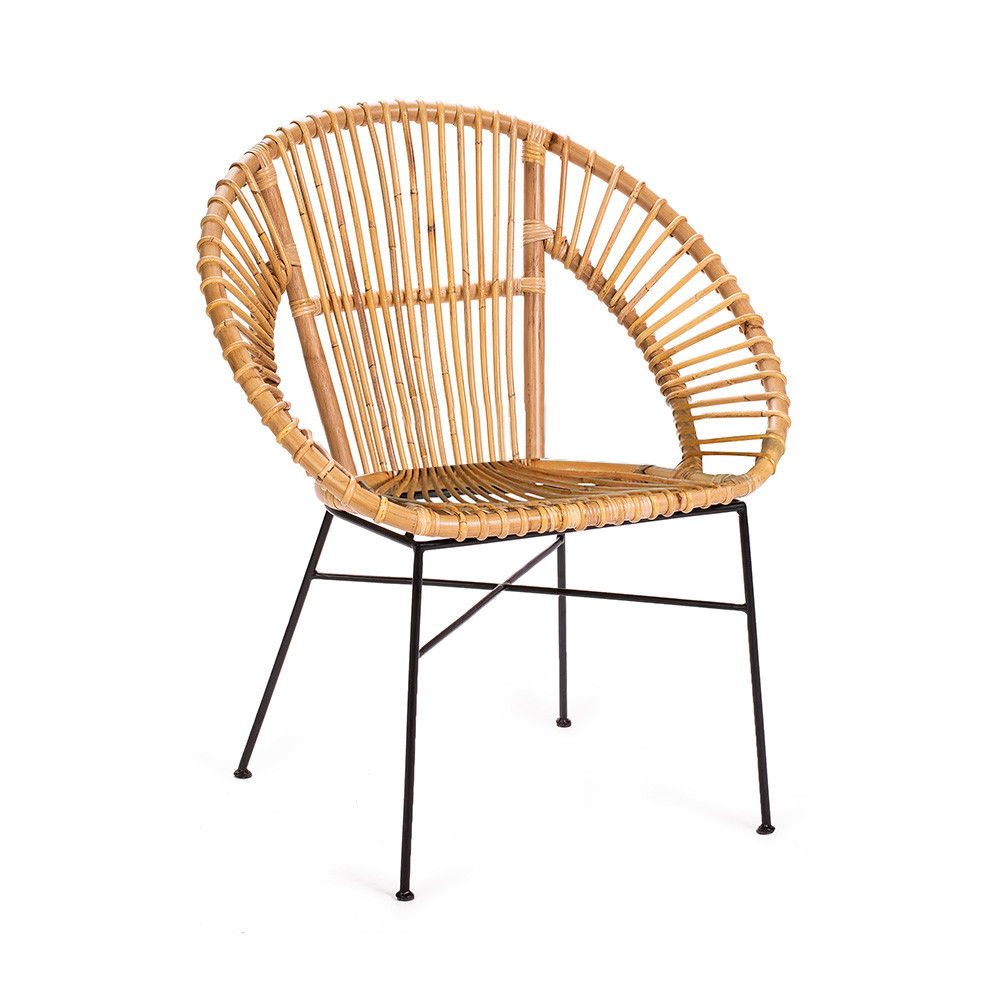 Fauteuil vintage en rotin (photo) Fauteuil vintage en rotin