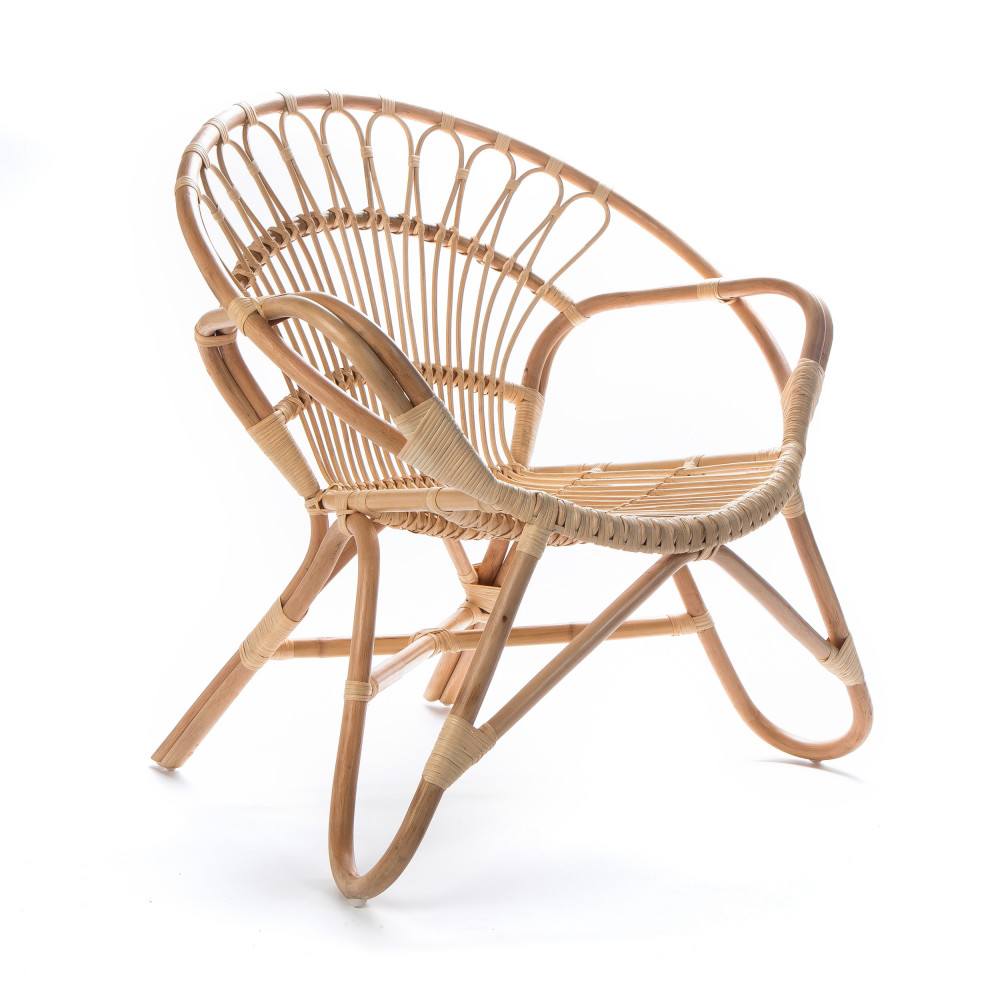 Fauteuil vintage en rotin (photo) Fauteuil vintage en rotin