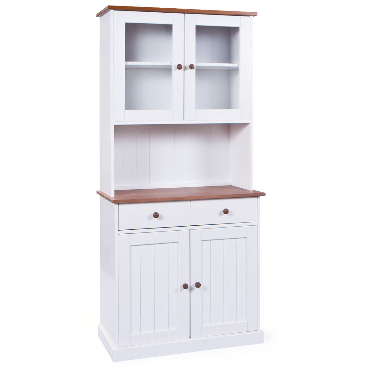 Buffet vaisselier 4 portes 2 tiroirs Buffet vaisselier 4 portes 2 tiroirs