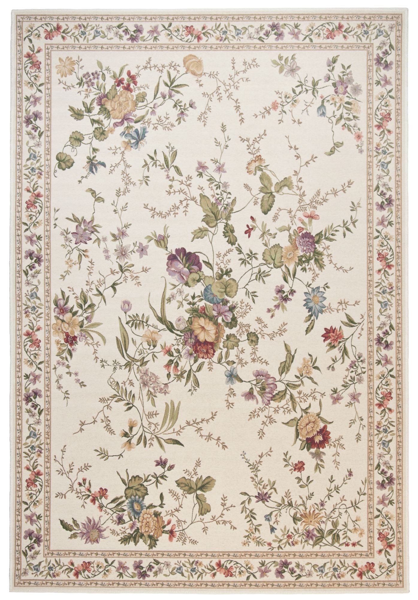 Tapis comme un pré de fleurs crème 140x200 Tapis comme un pré de fleurs crème 140x200