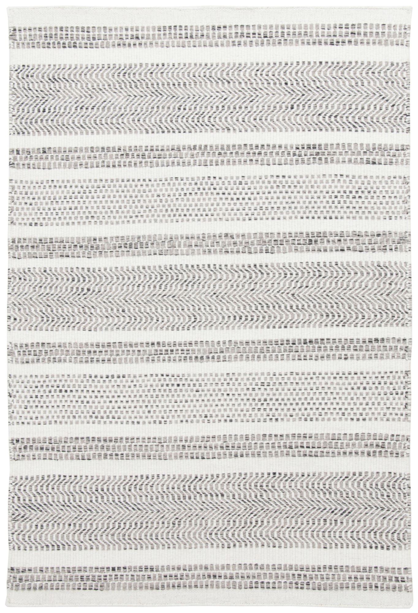 Tapis design scandinave en laine gris 110x170