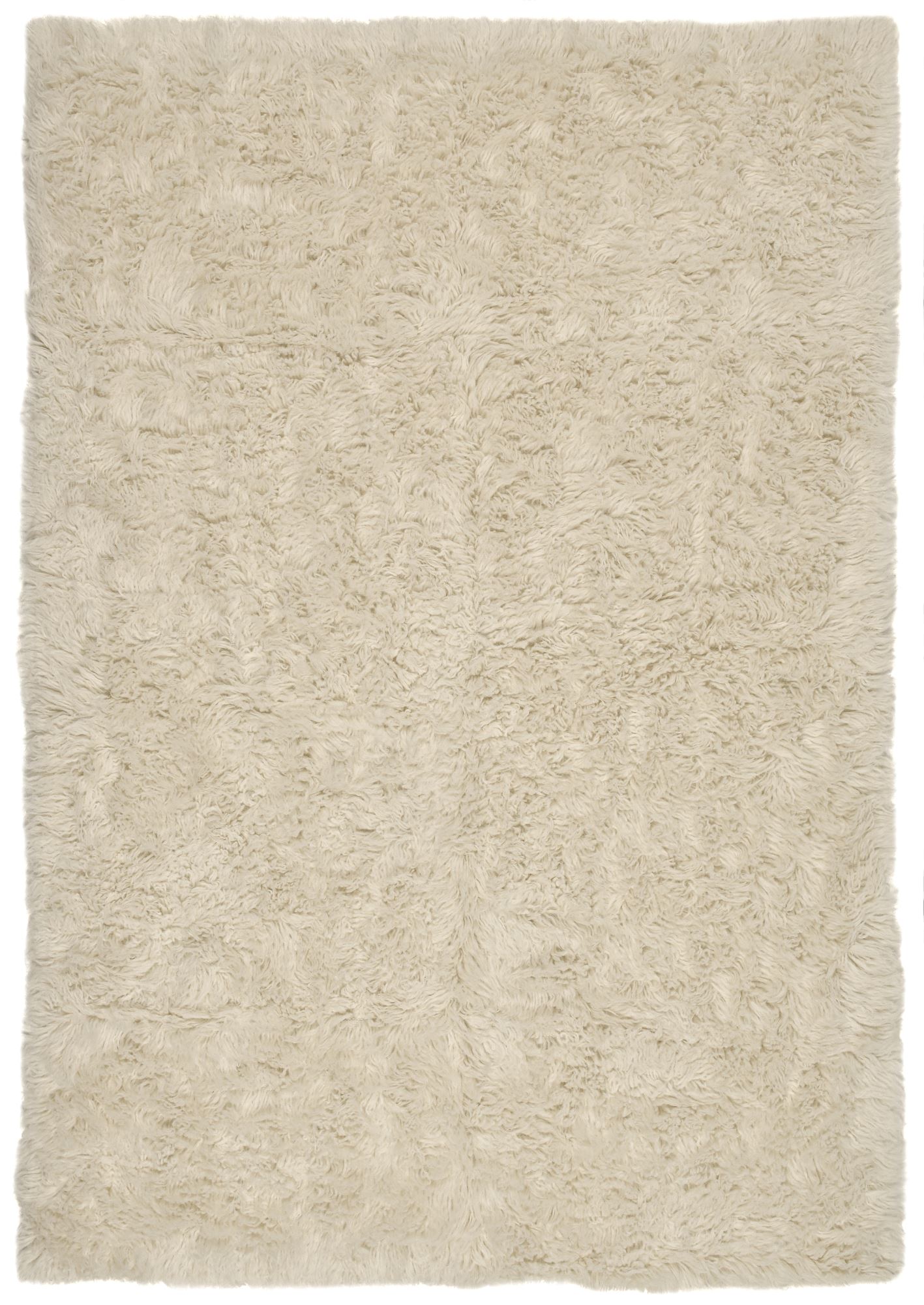 Tapis tissé à la main en laine naturelle nature 250x350