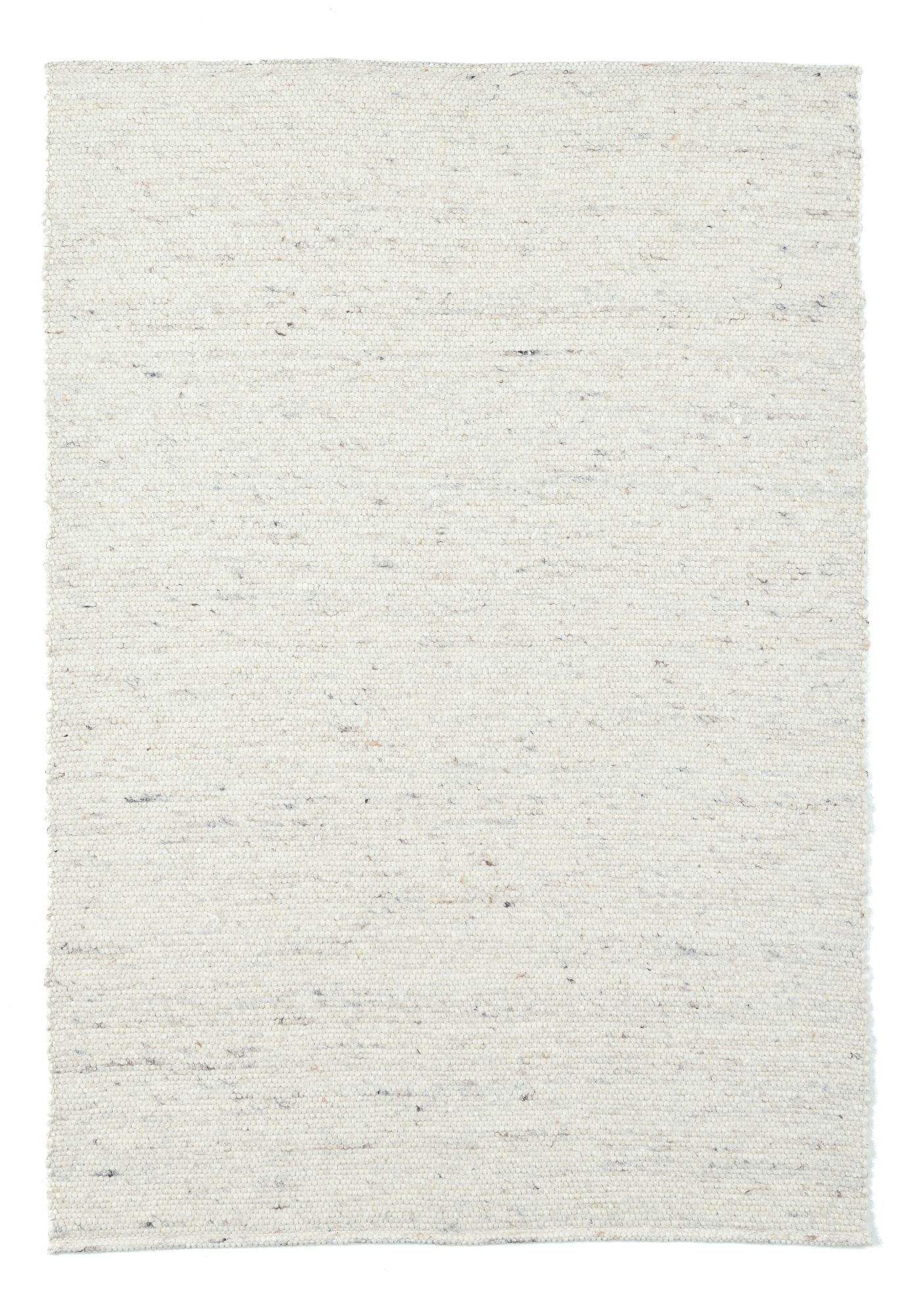 Tapis tissé à la main en laine naturelle nature 140x200