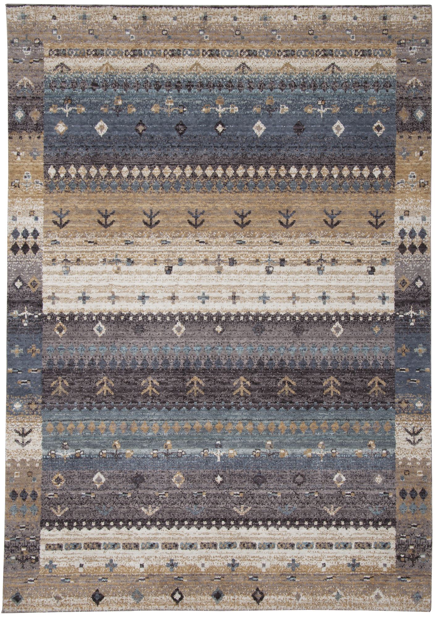 Tapis microfibre extra doux en motif traditionel gris 140x200 Tapis microfibre extra doux en motif traditionel gris 140x200
