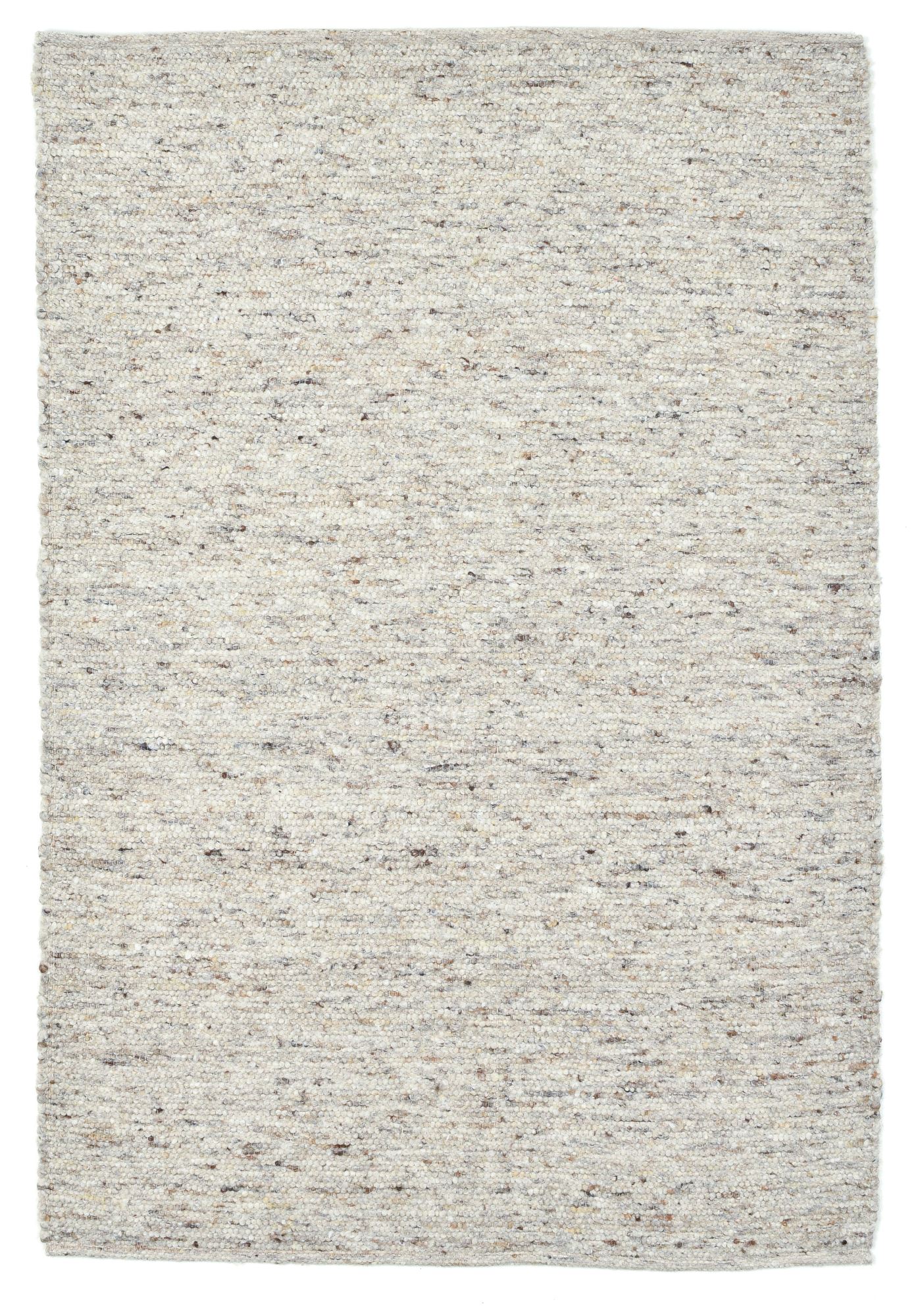 Tapis tissé à la main en laine naturelle sable 160x230