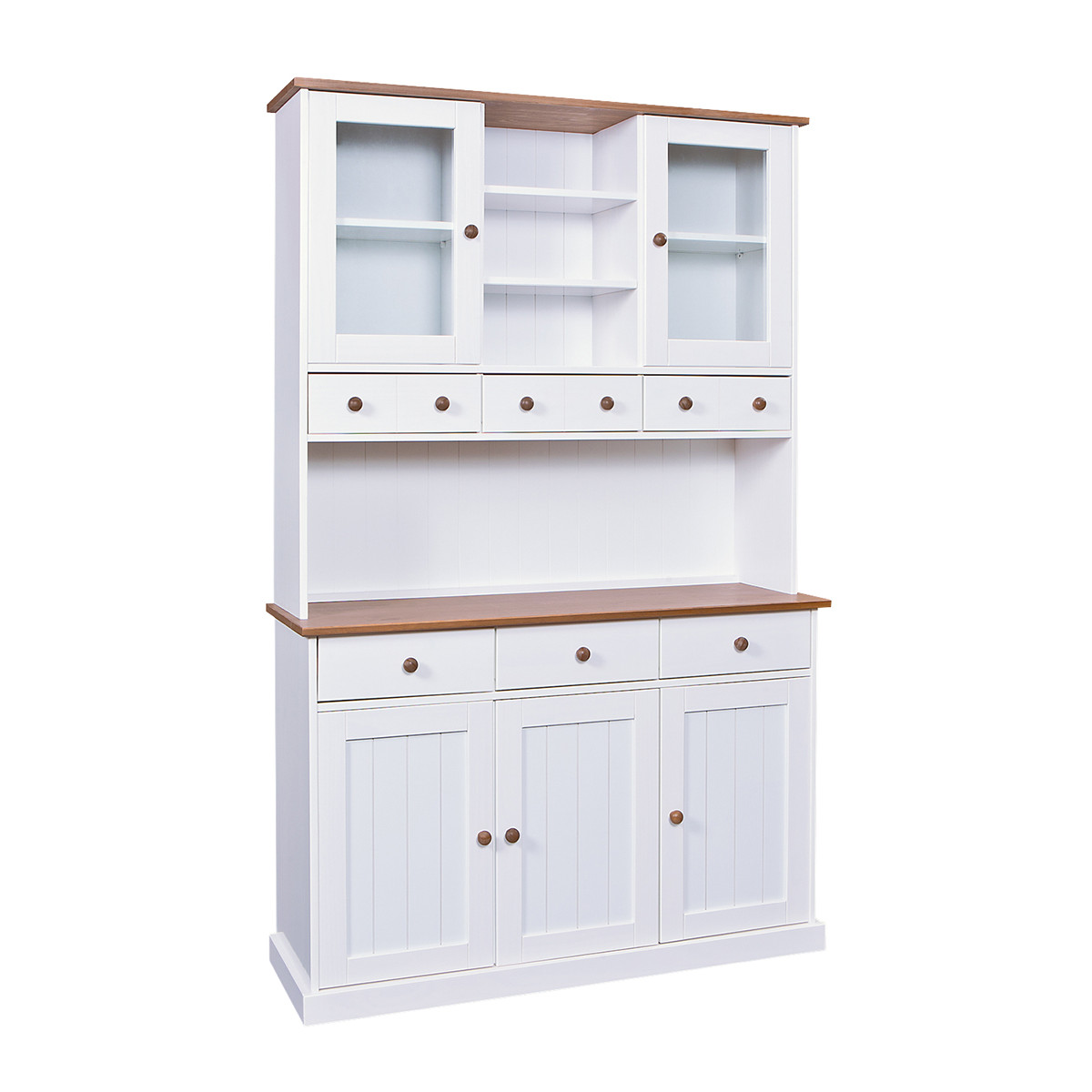 Buffet vaisselier 5 portes 6 tiroirs Buffet vaisselier 5 portes 6 tiroirs