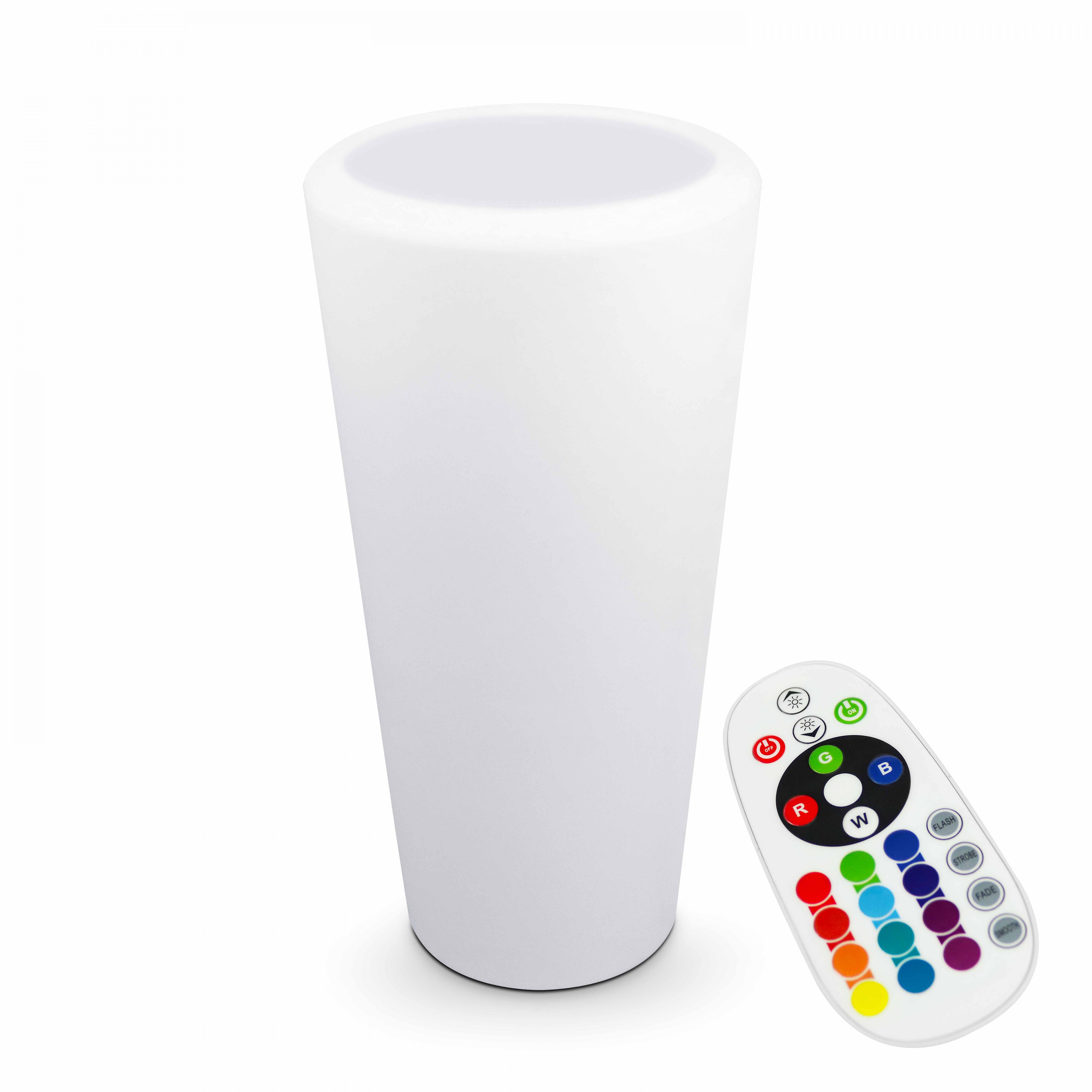 Pot de fleurs LED rechargeable multicolore Pot de fleurs LED rechargeable multicolore
