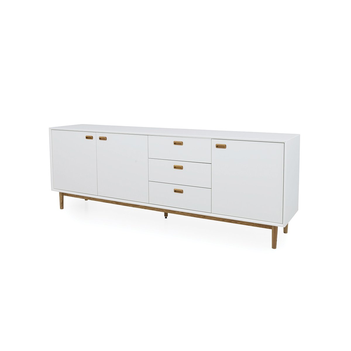 Grand buffet bas 225cm en bois