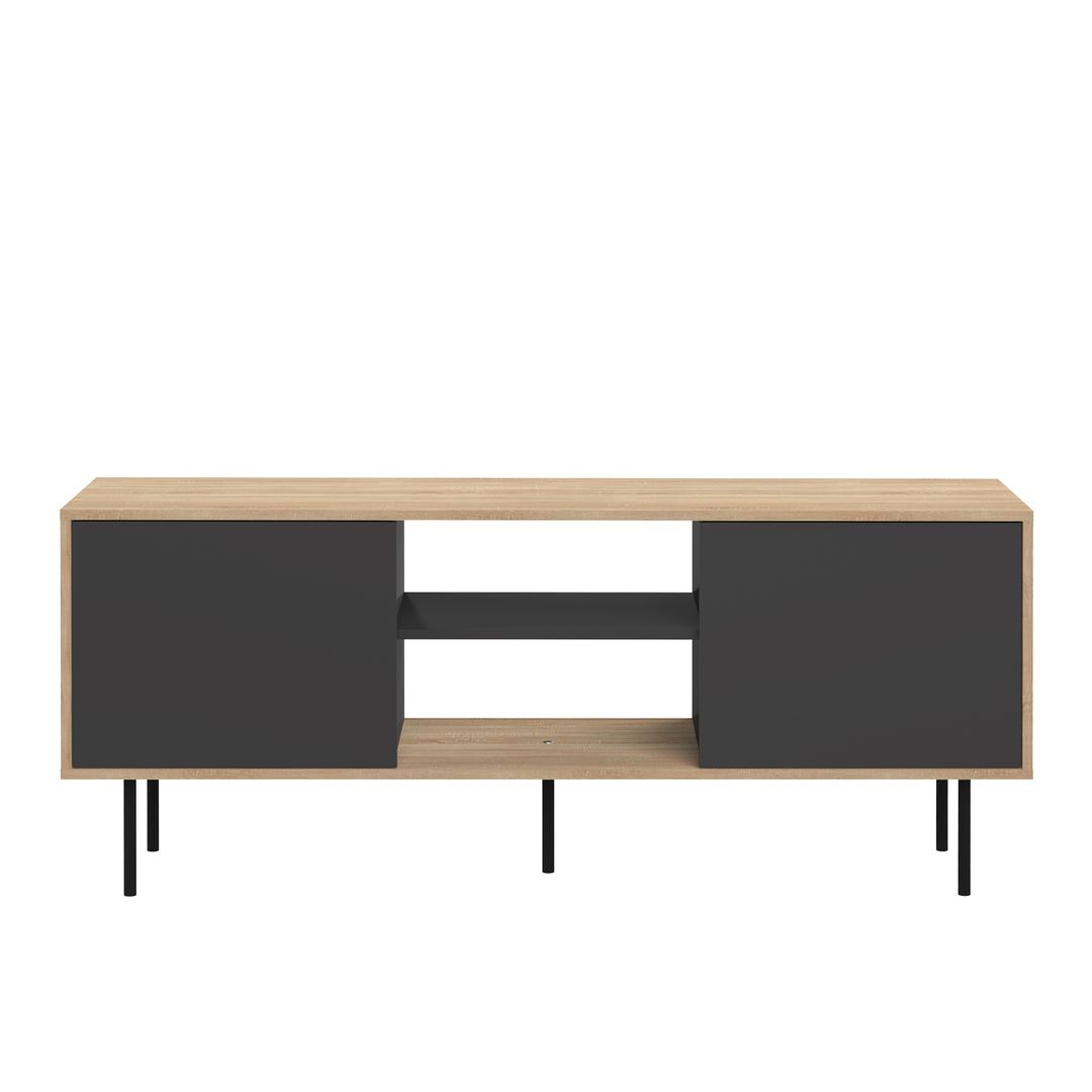 Meuble TV effet bois Chêne naturel