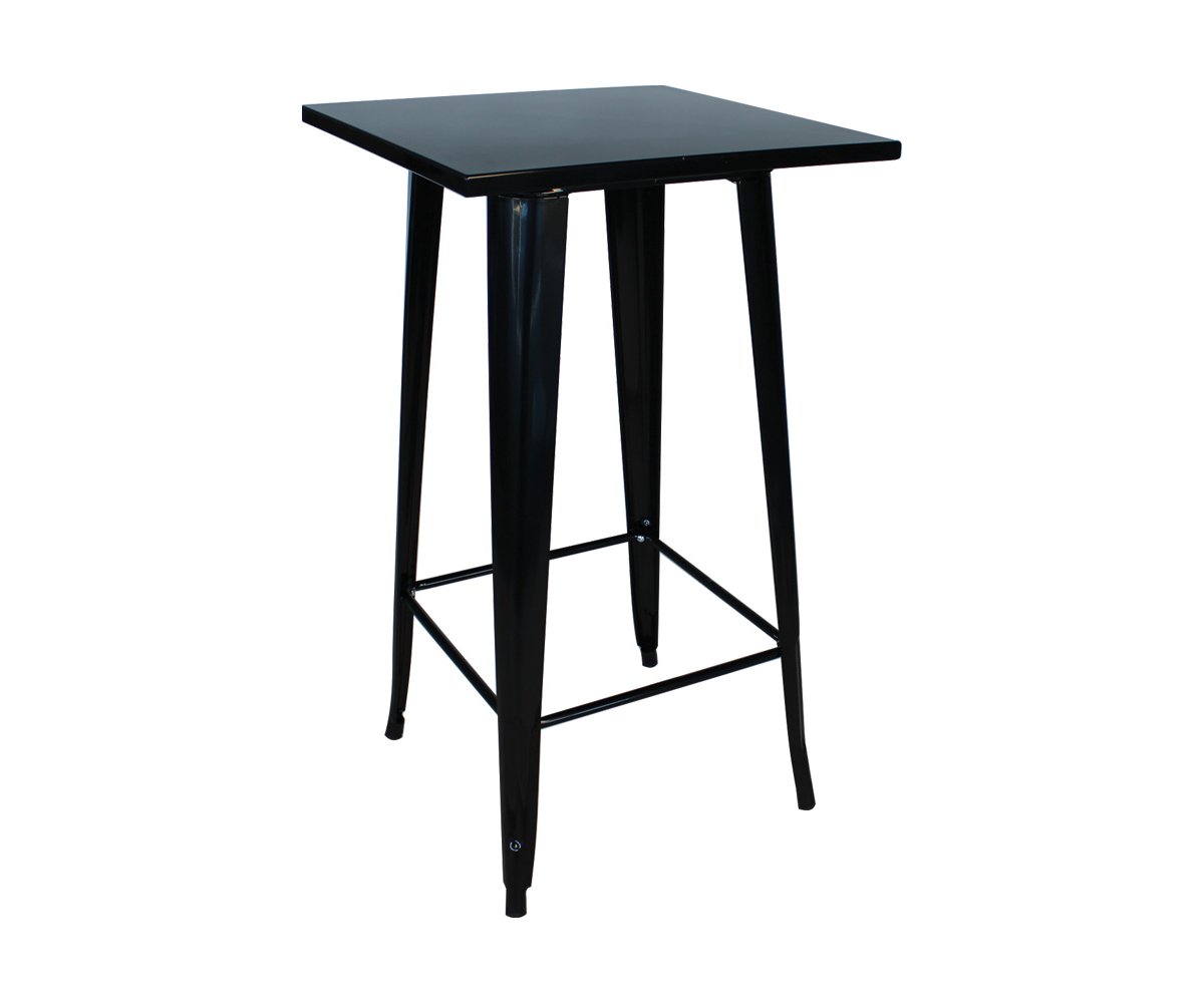 Table haute métal style industriel
