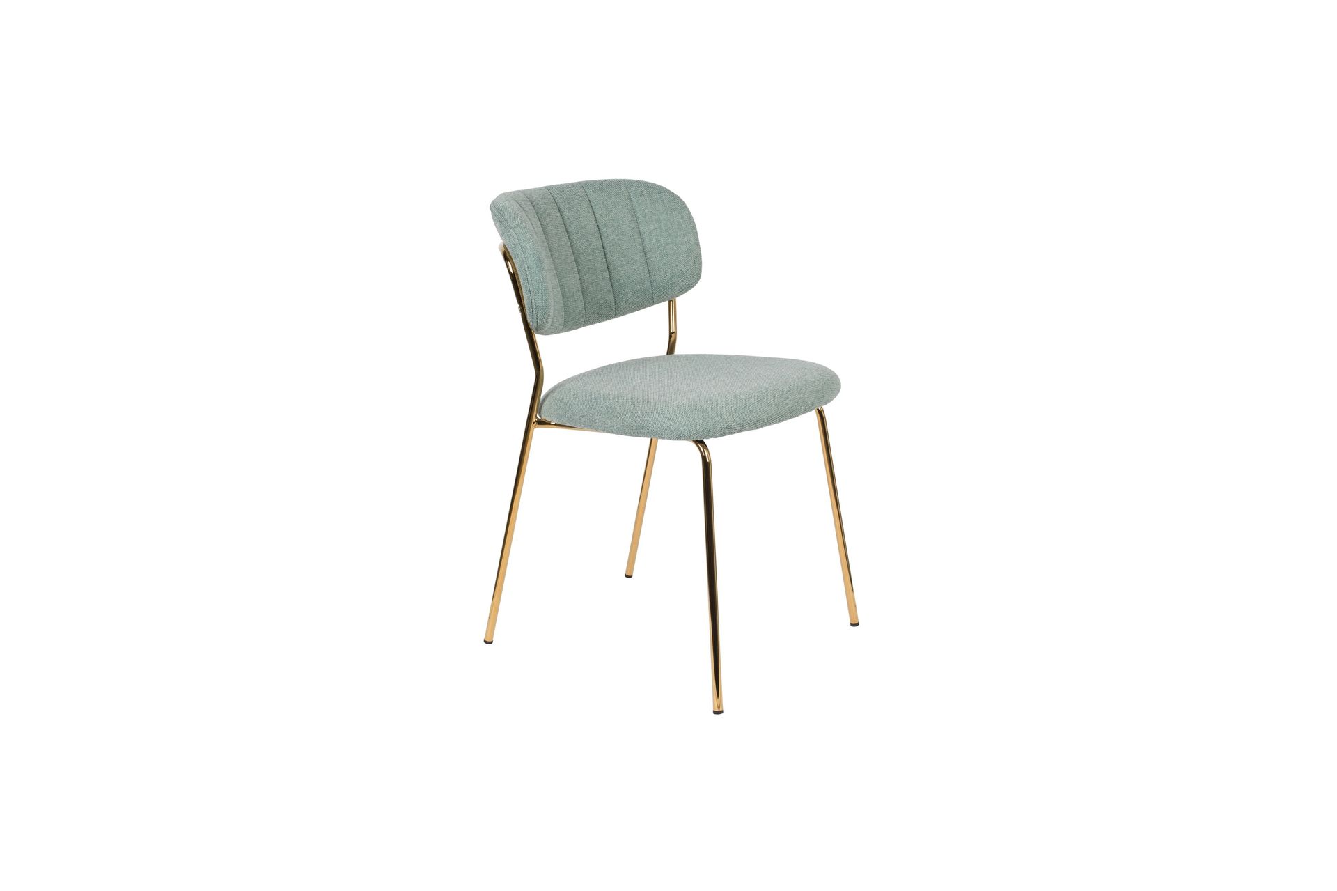 chaise en tissu vert clair
