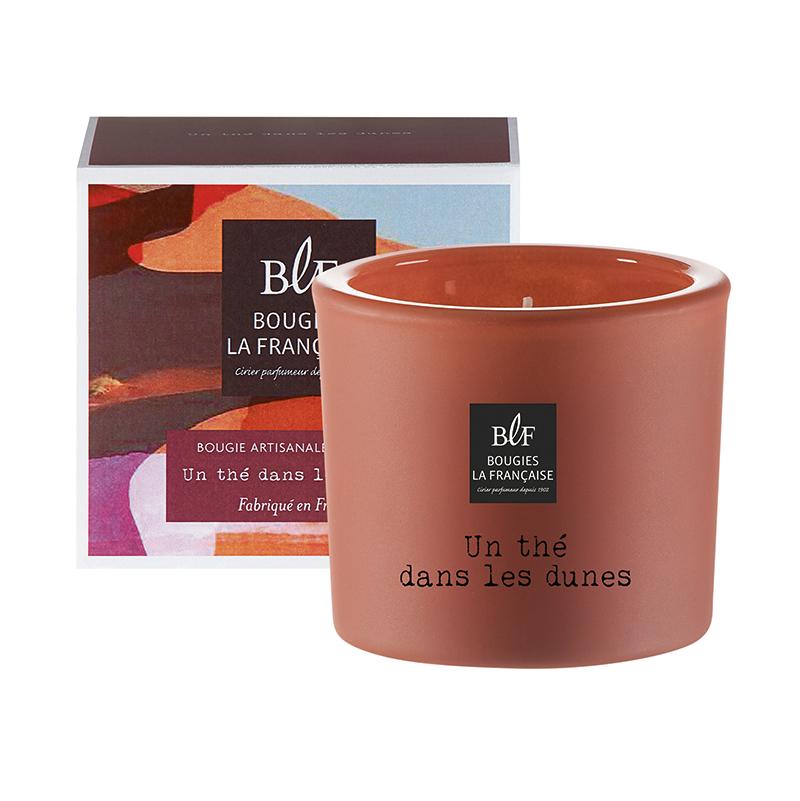 Coffret bougie parfumée 35h un thé dans les dunes