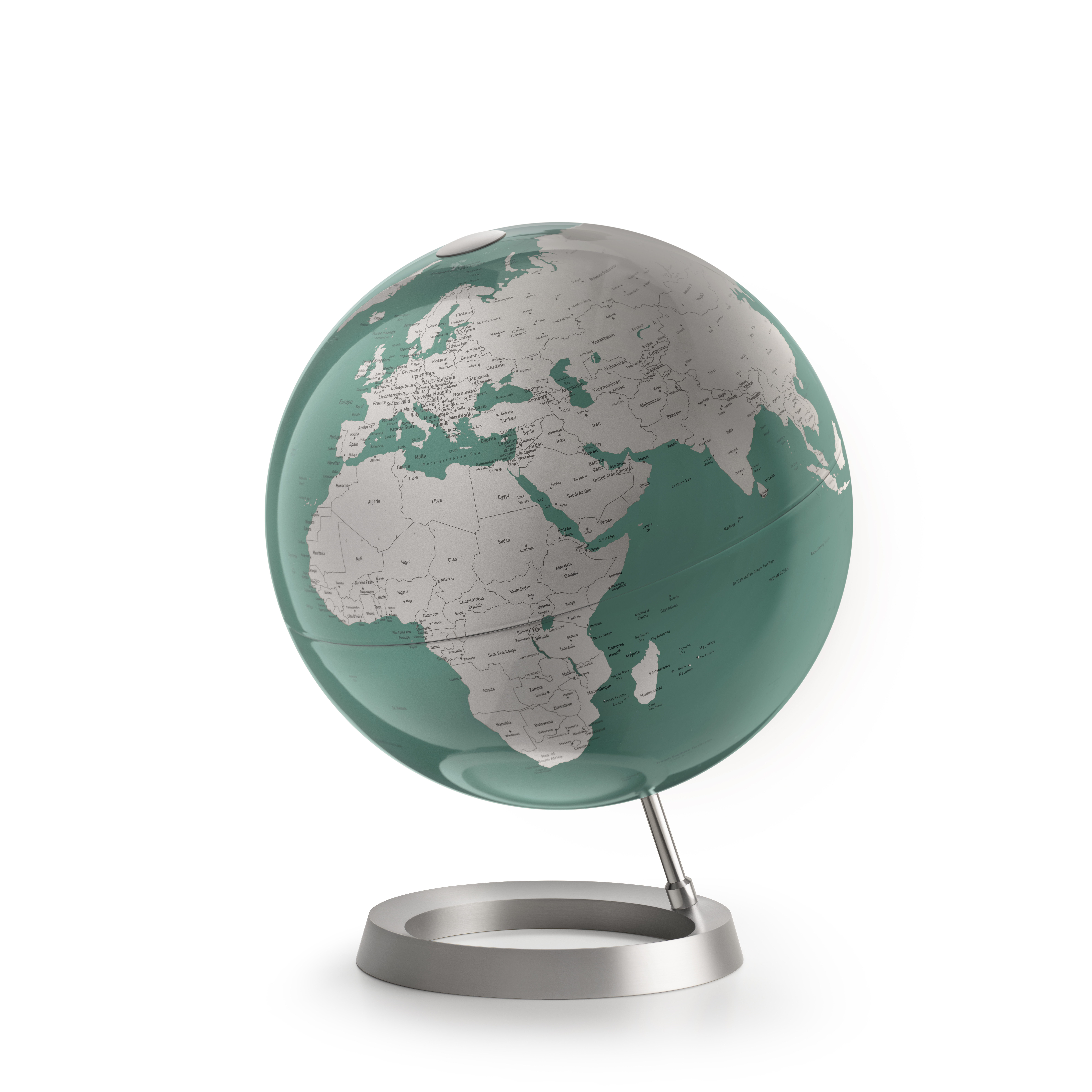 VISION MINT - Globe terrestre de design, textes en anglais VISION MINT - Globe terrestre de design, textes en anglais