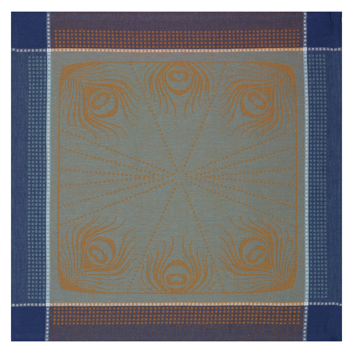 Serviette de table en lin multi 58x58 (photo) Serviette de table en lin multi 58x58