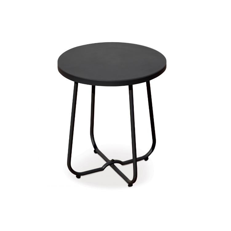 Table basse en acier ronde, diamètre 43 cm, Lagoon