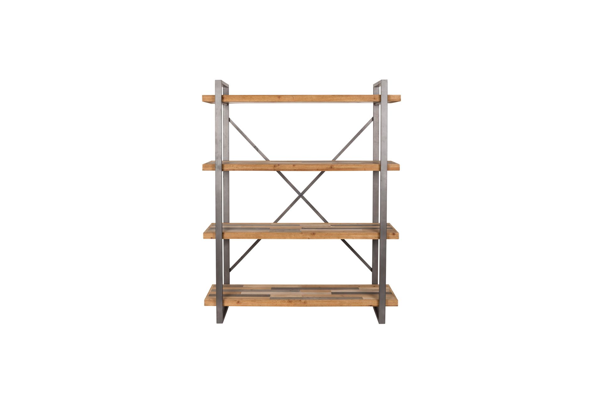 Etagère design en métal et bois