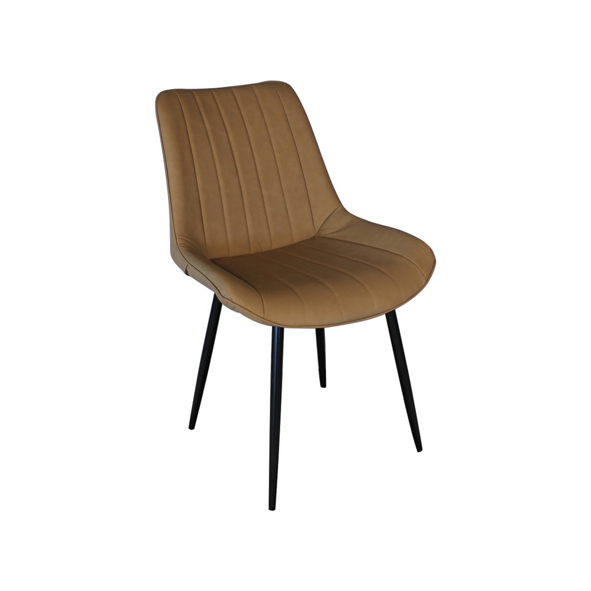 Chaise design rembourrée Camel (photo) Chaise design rembourrée Camel