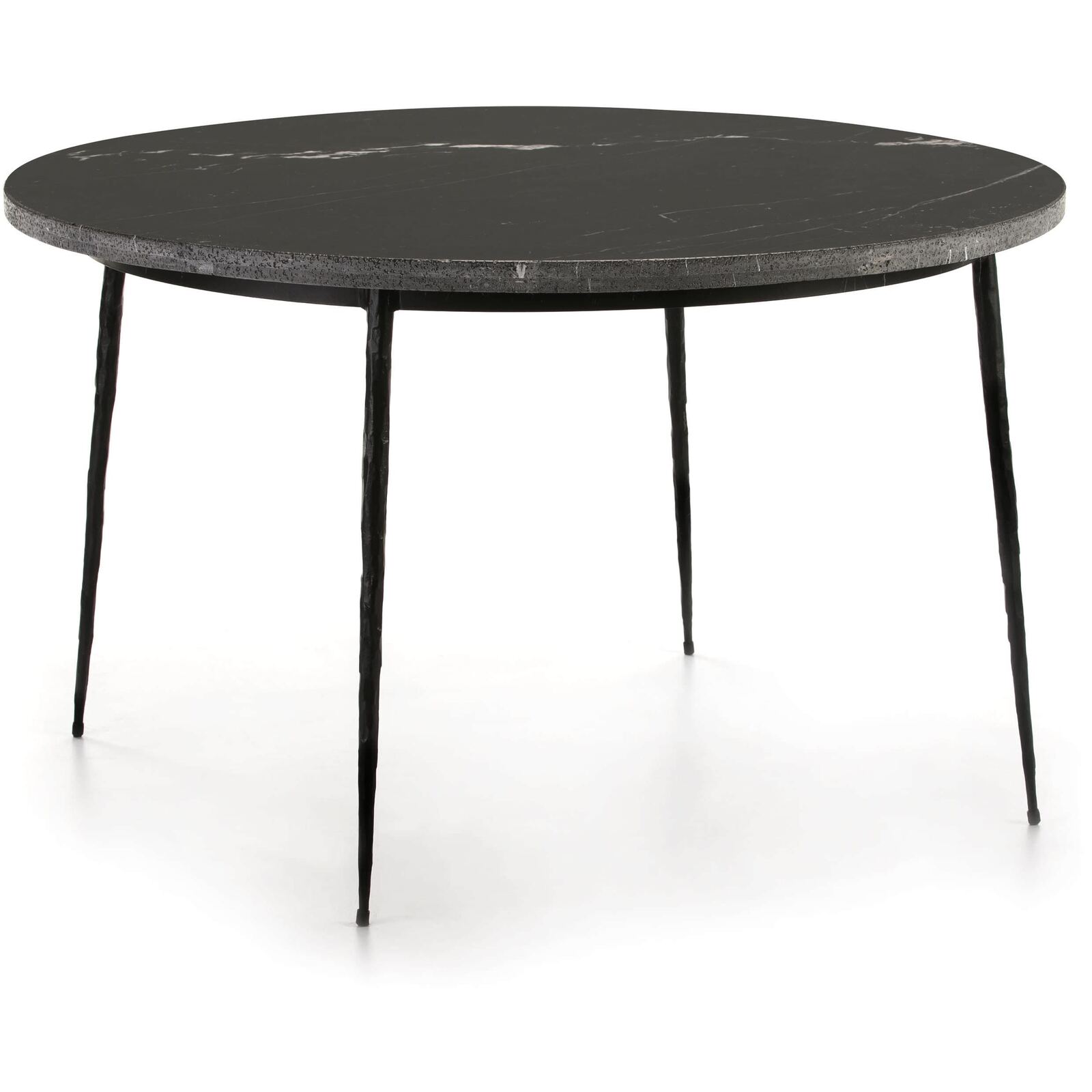 Table a diner ronde en marbre noir 4 places d125cm Table a diner ronde en marbre noir 4 places d125cm