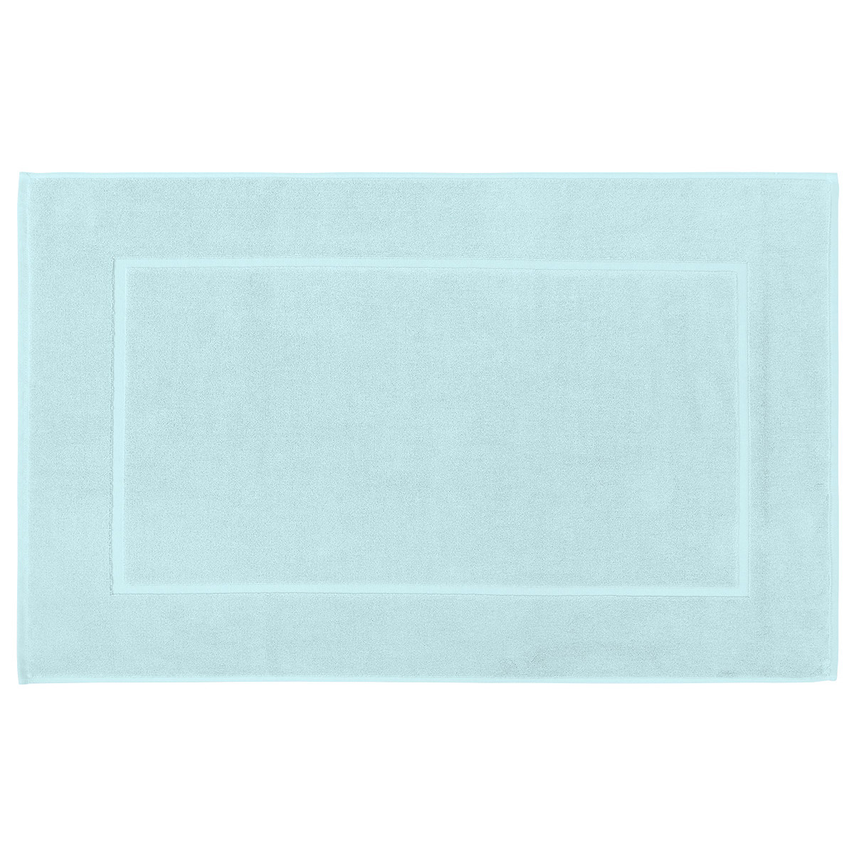 grand tapis de bain zéro twist 1000 g/m²  bleu arctic  60x100 cm