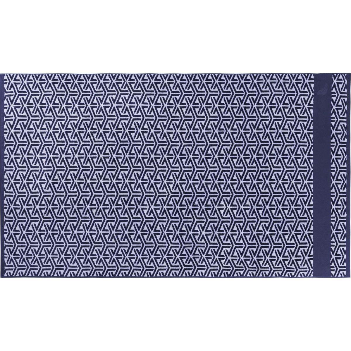 Drap de plage coton 100x180 cm bleu foncé imprimé Drap de plage coton 100x180 cm bleu foncé imprimé