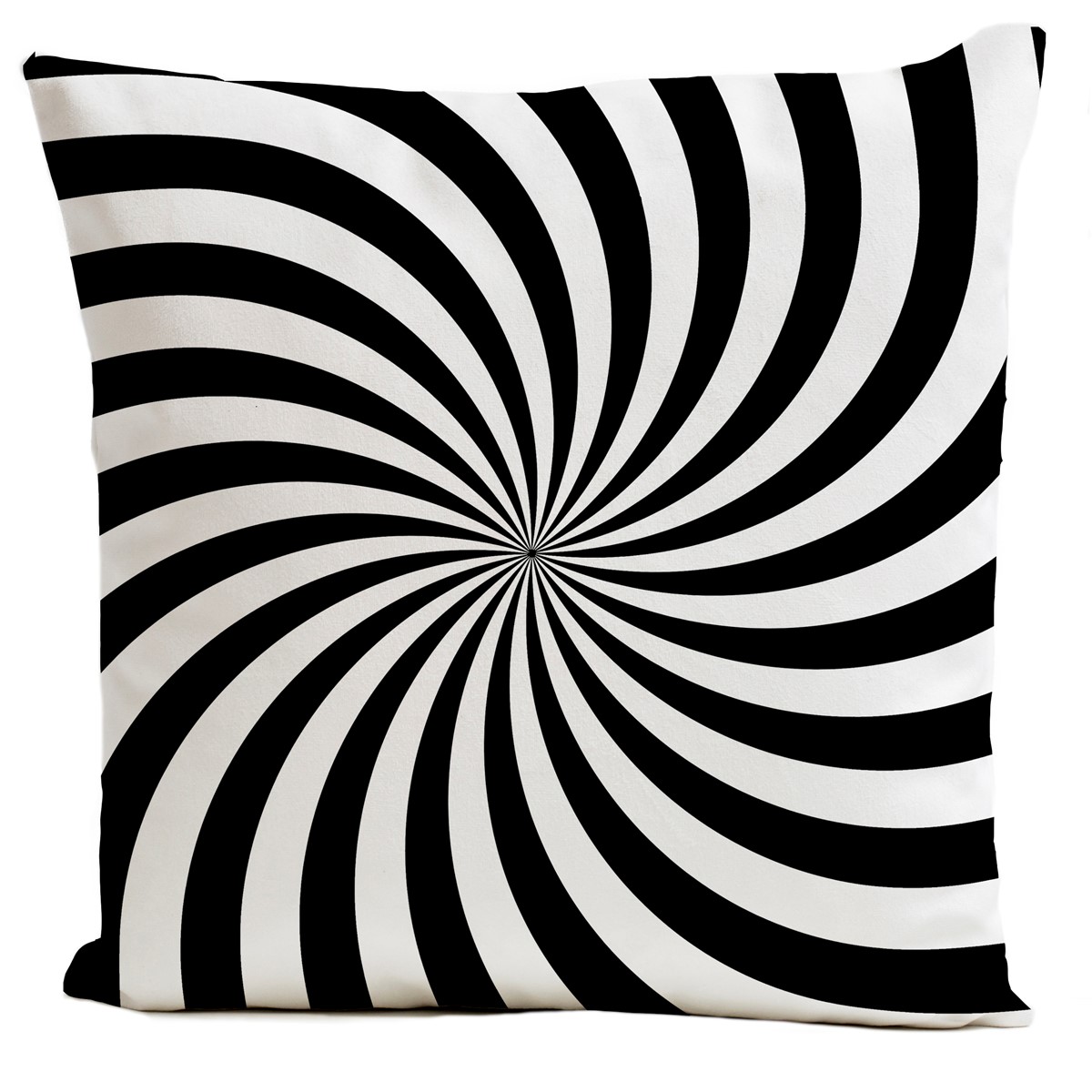 Coussin velours carré imprimé motifs noir et blanc 40x40 Coussin velours carré imprimé motifs noir et blanc 40x40