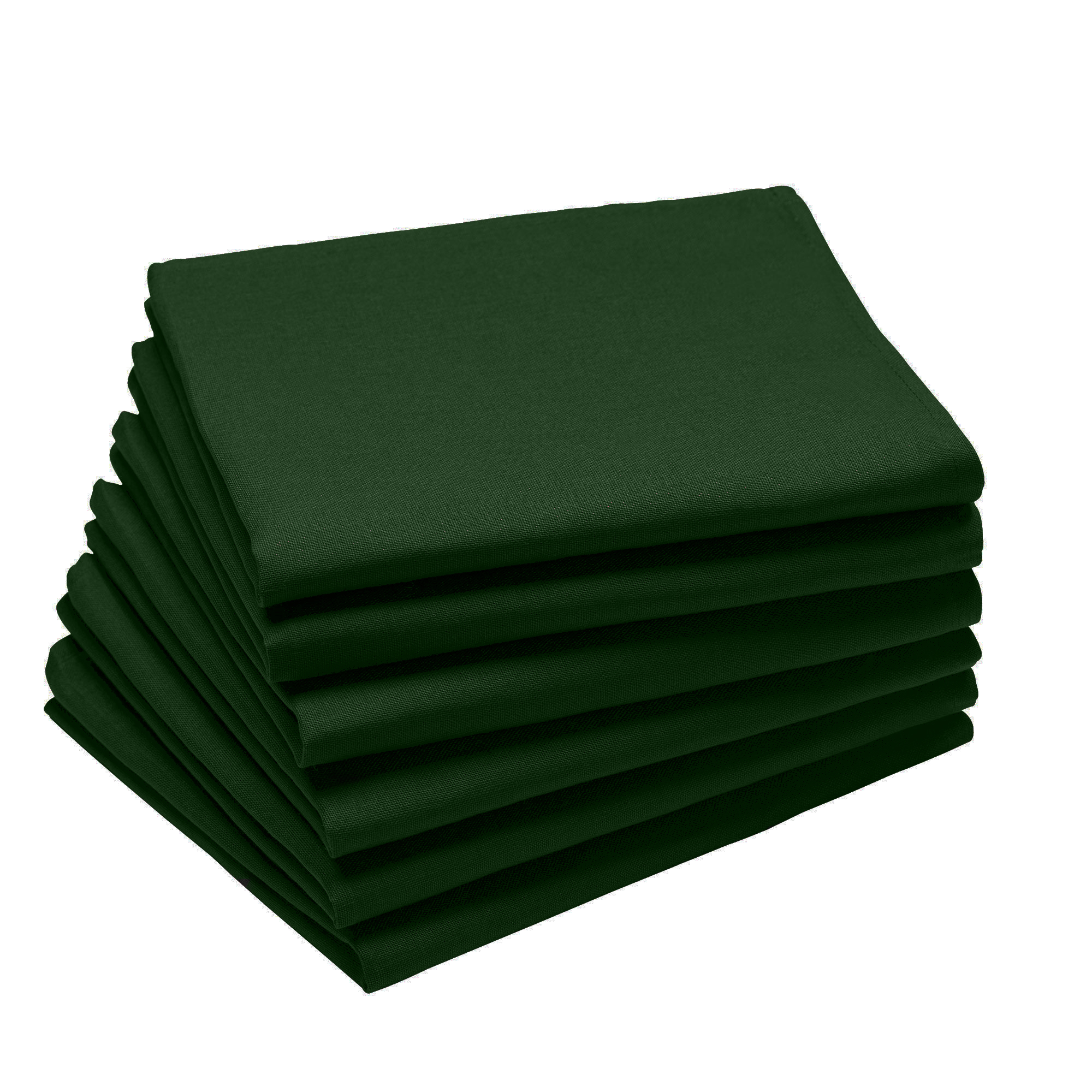 Lot de 6 serviettes en coton traite Teflon, Cypres 45 x 45 Lot de 6 serviettes en coton traite Teflon, Cypres 45 x 45