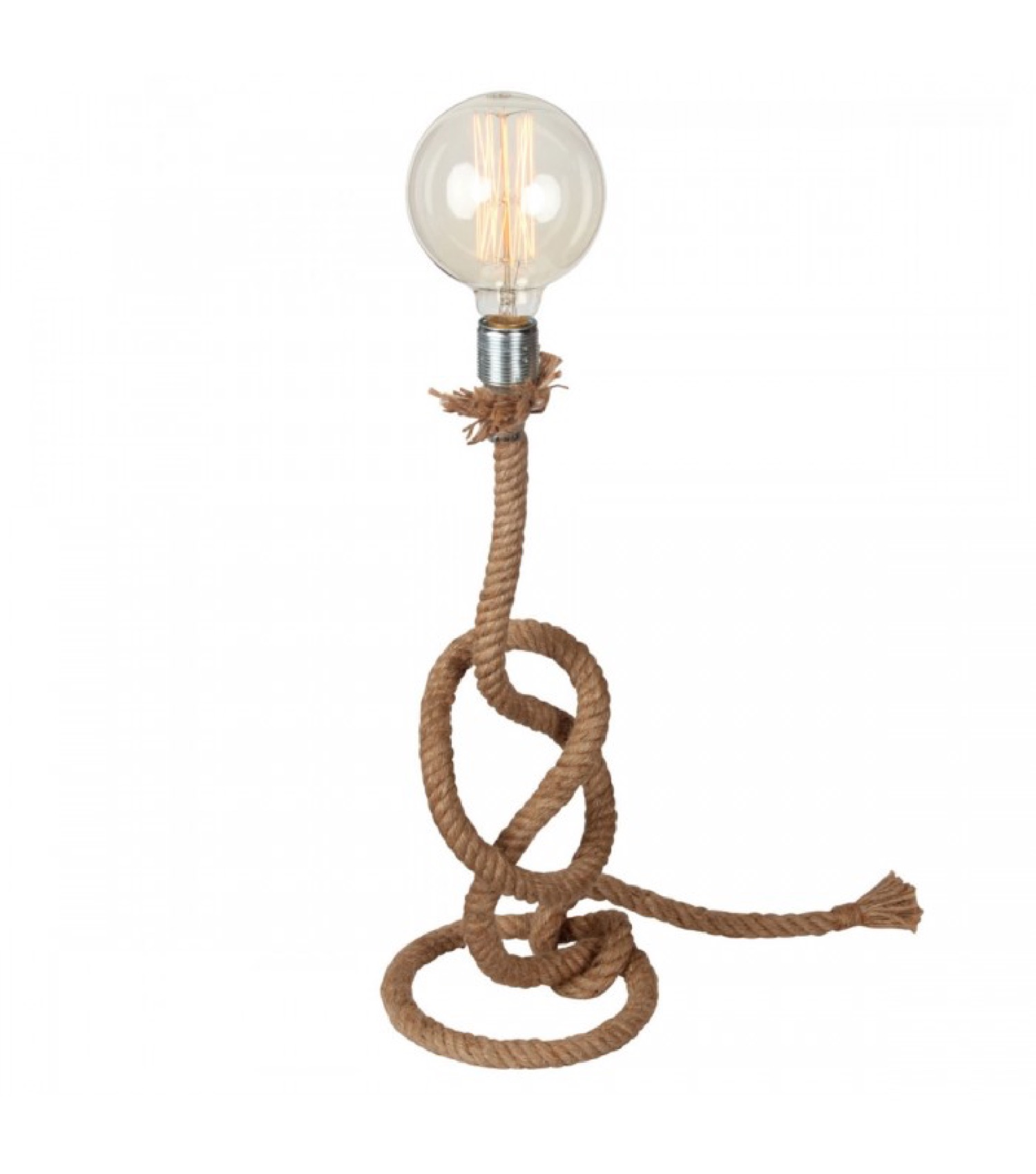 Lampe à poser corde H51cm Lampe à poser corde H51cm