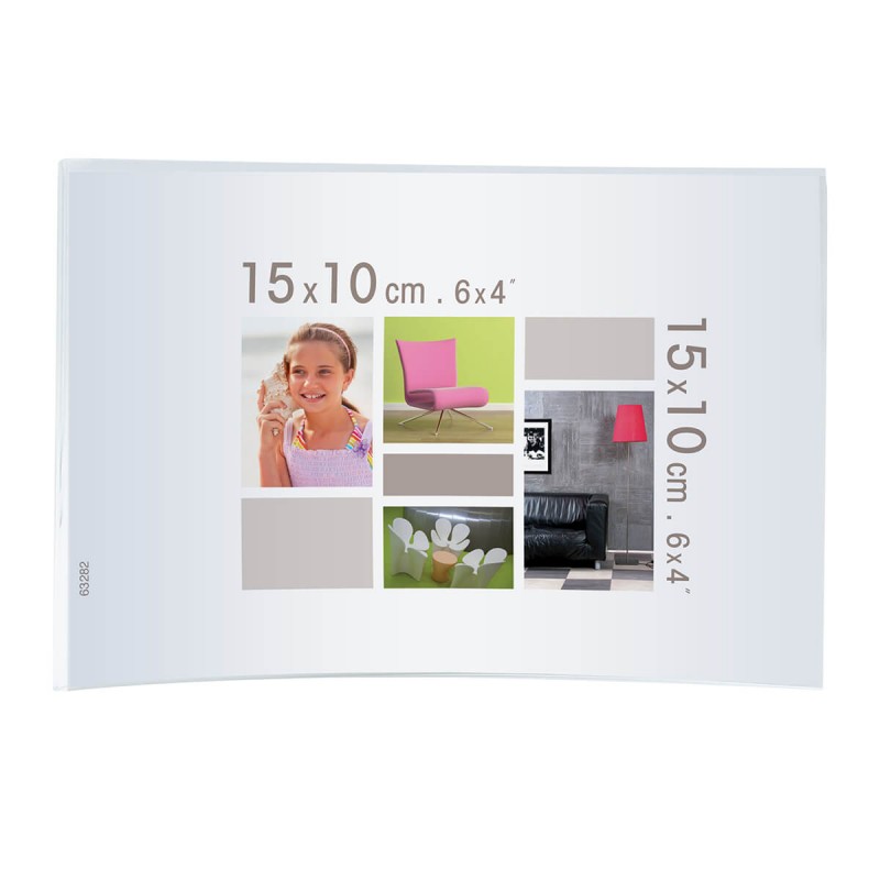 Cadre photo courbe plexiglas® 10x15 Cadre photo courbe plexiglas® 10x15