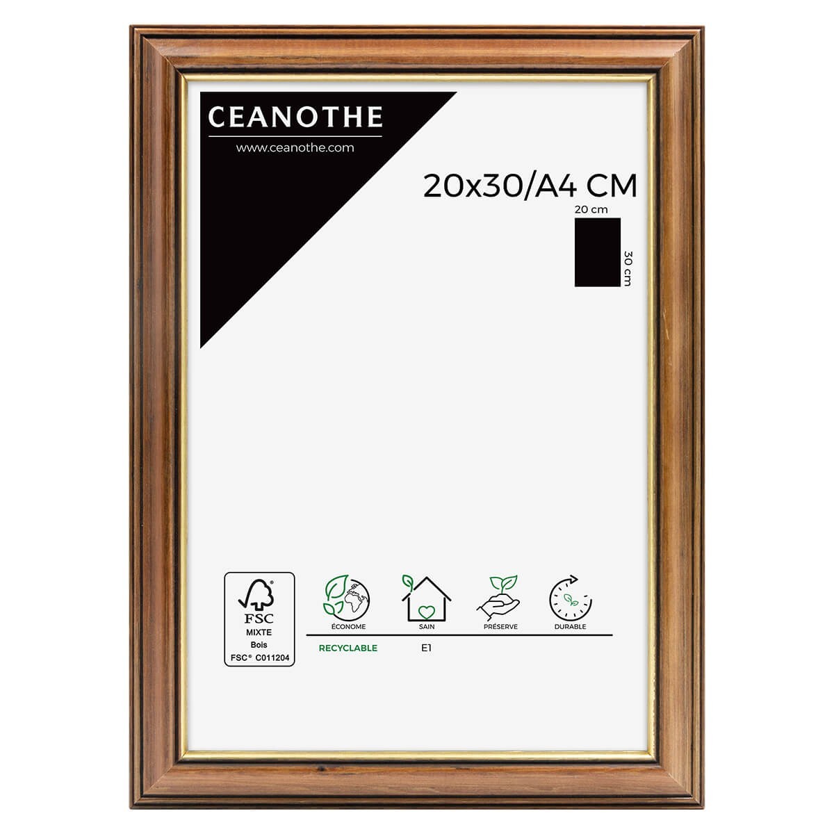 Cadre photo bois massif 20x30 Cadre photo bois massif 20x30