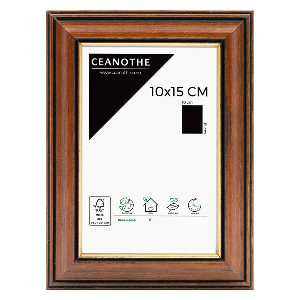 Cadre photo bois massif 10x15 Cadre photo bois massif 10x15