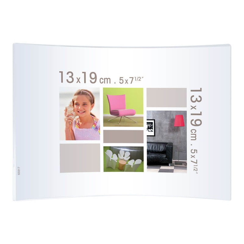 Cadre photo courbe plexiglas® 13x19 Cadre photo courbe plexiglas® 13x19