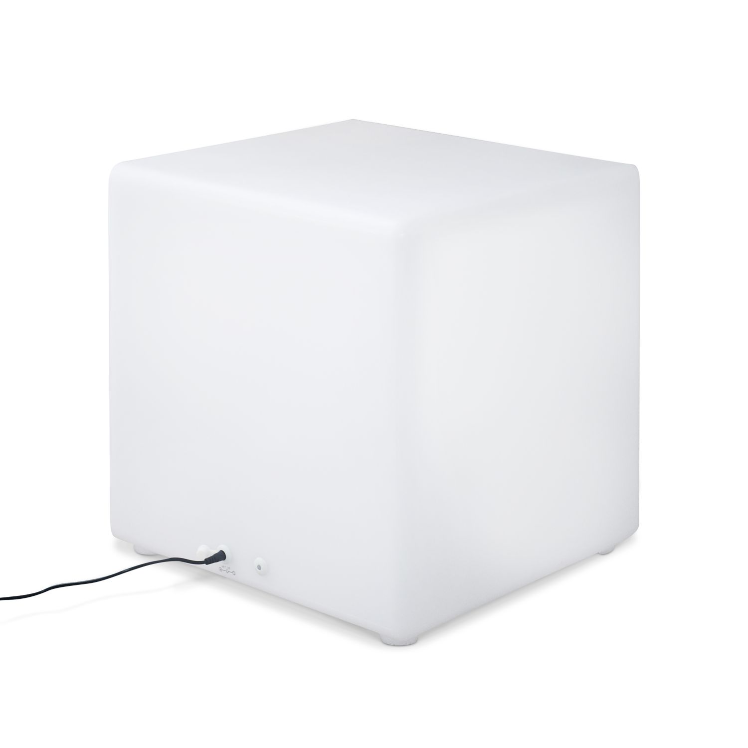 Cube décoratif lumineux LED 40cm 16 couleurs Cube décoratif lumineux LED 40cm 16 couleurs